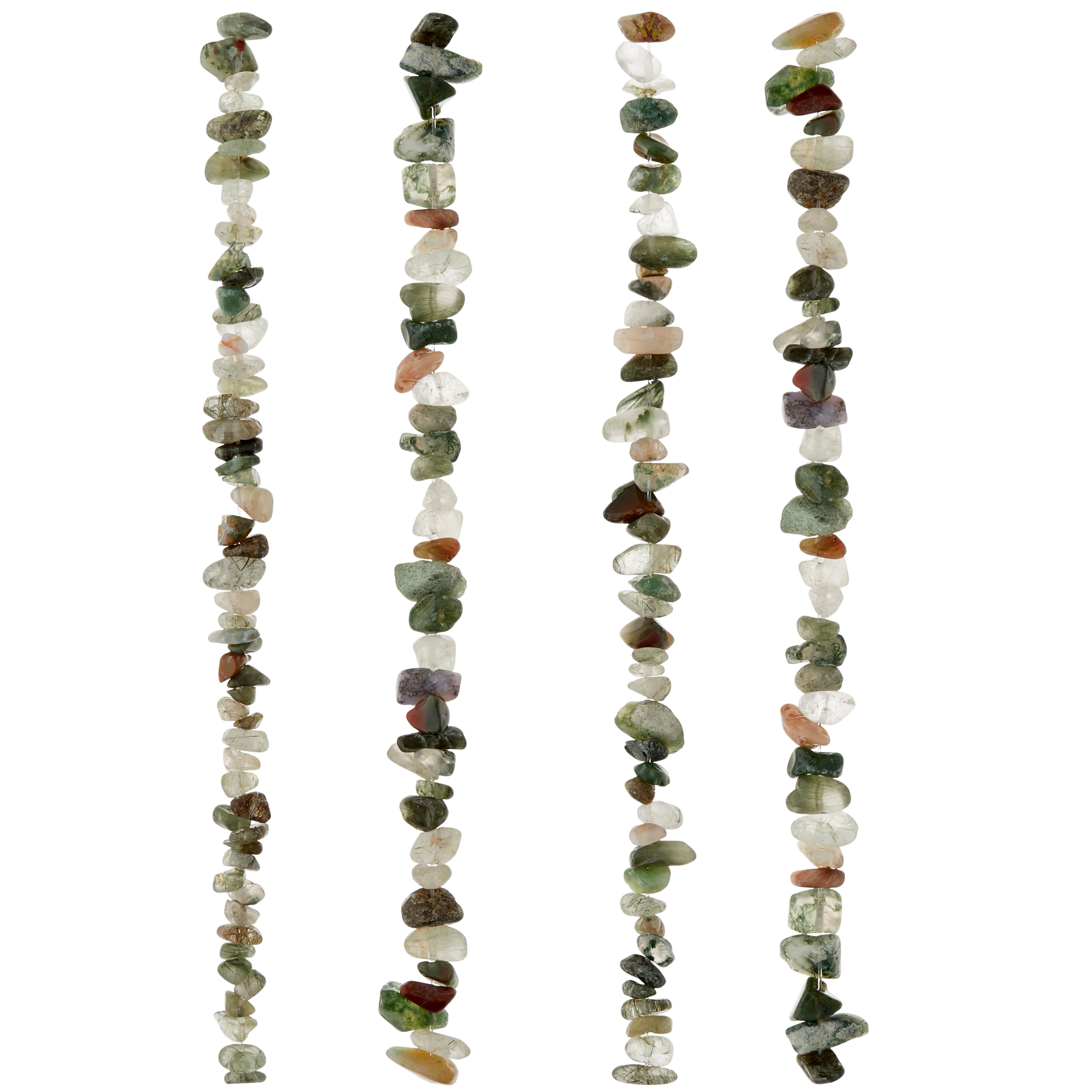 12 Pack: Multicolor Jasper Chip Beads by Bead Landing™