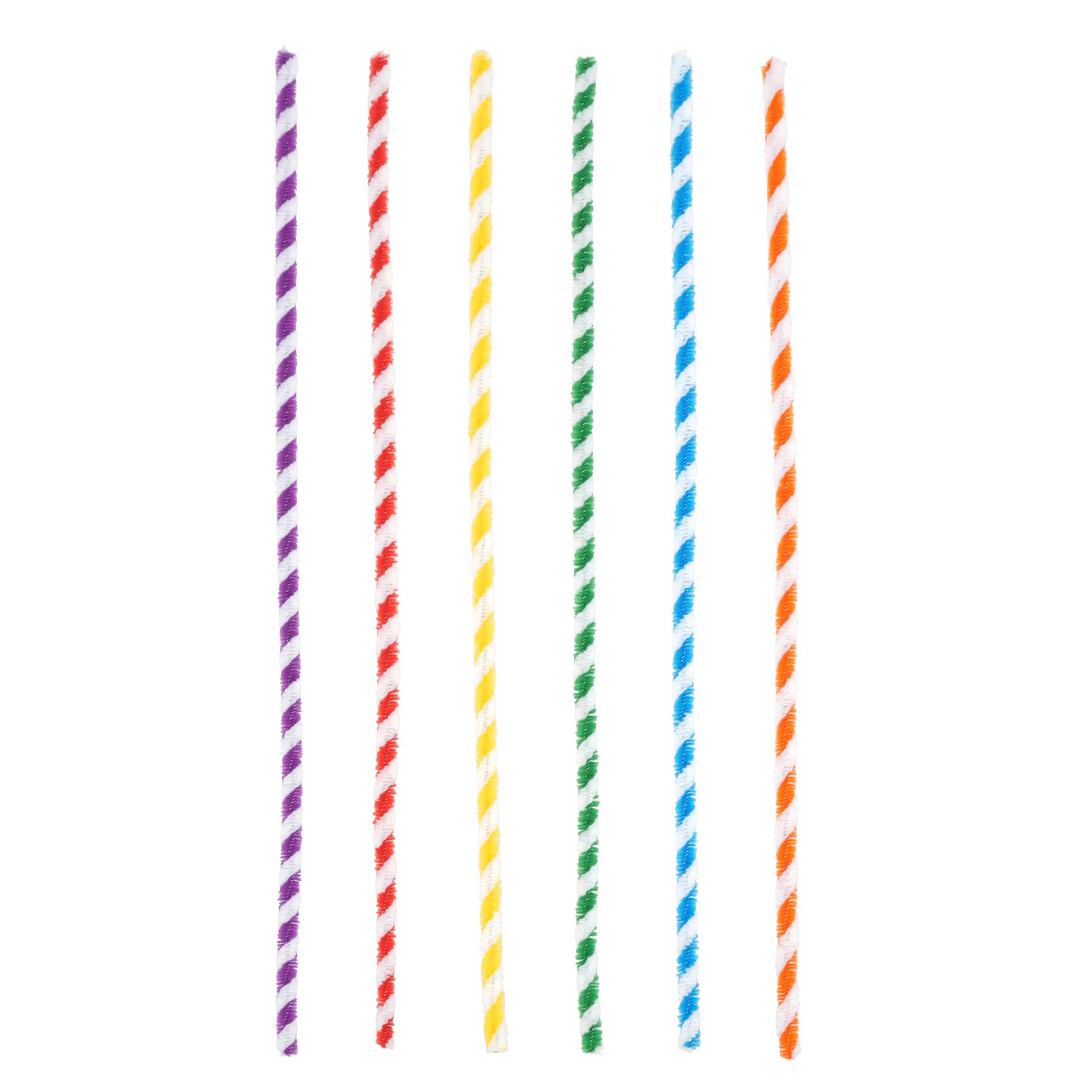 Primary Stripes Mix Chenille Pipe Cleaners, 25ct. by Creatology™