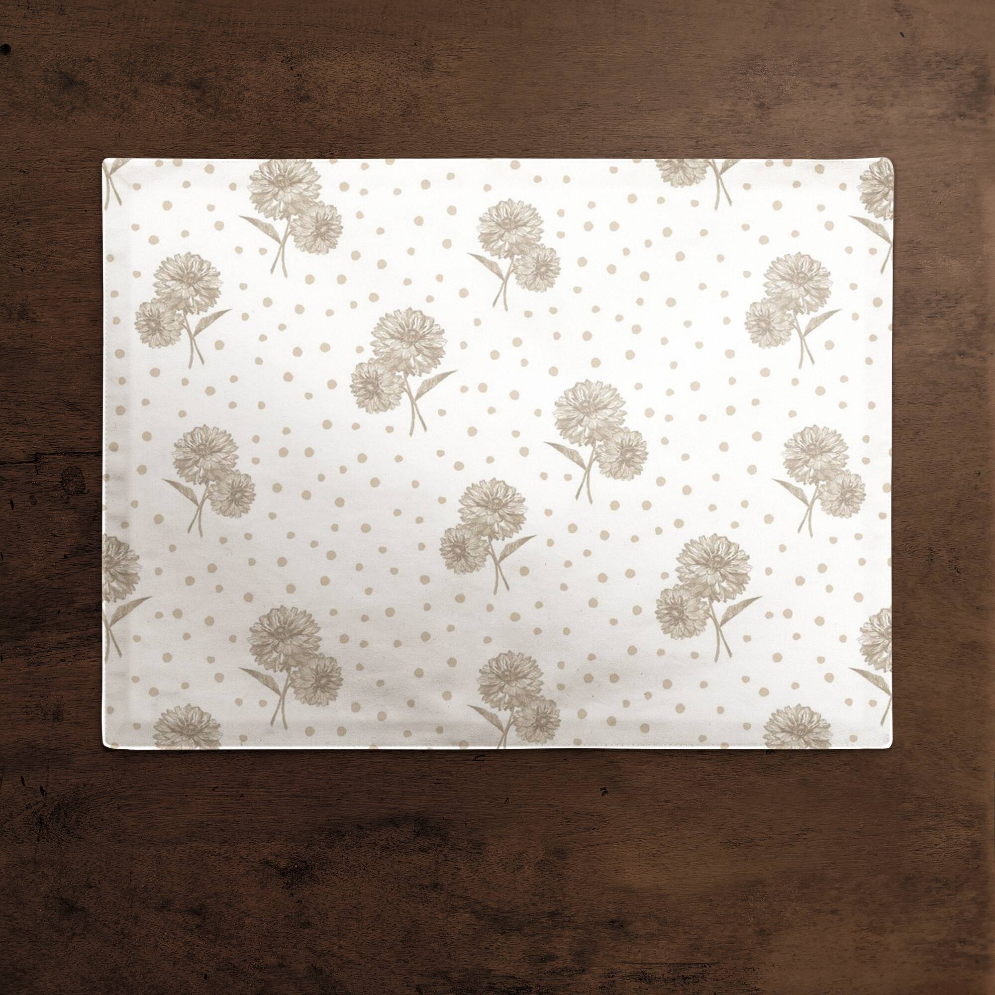 Floral Dots Cotton Twill Placemat