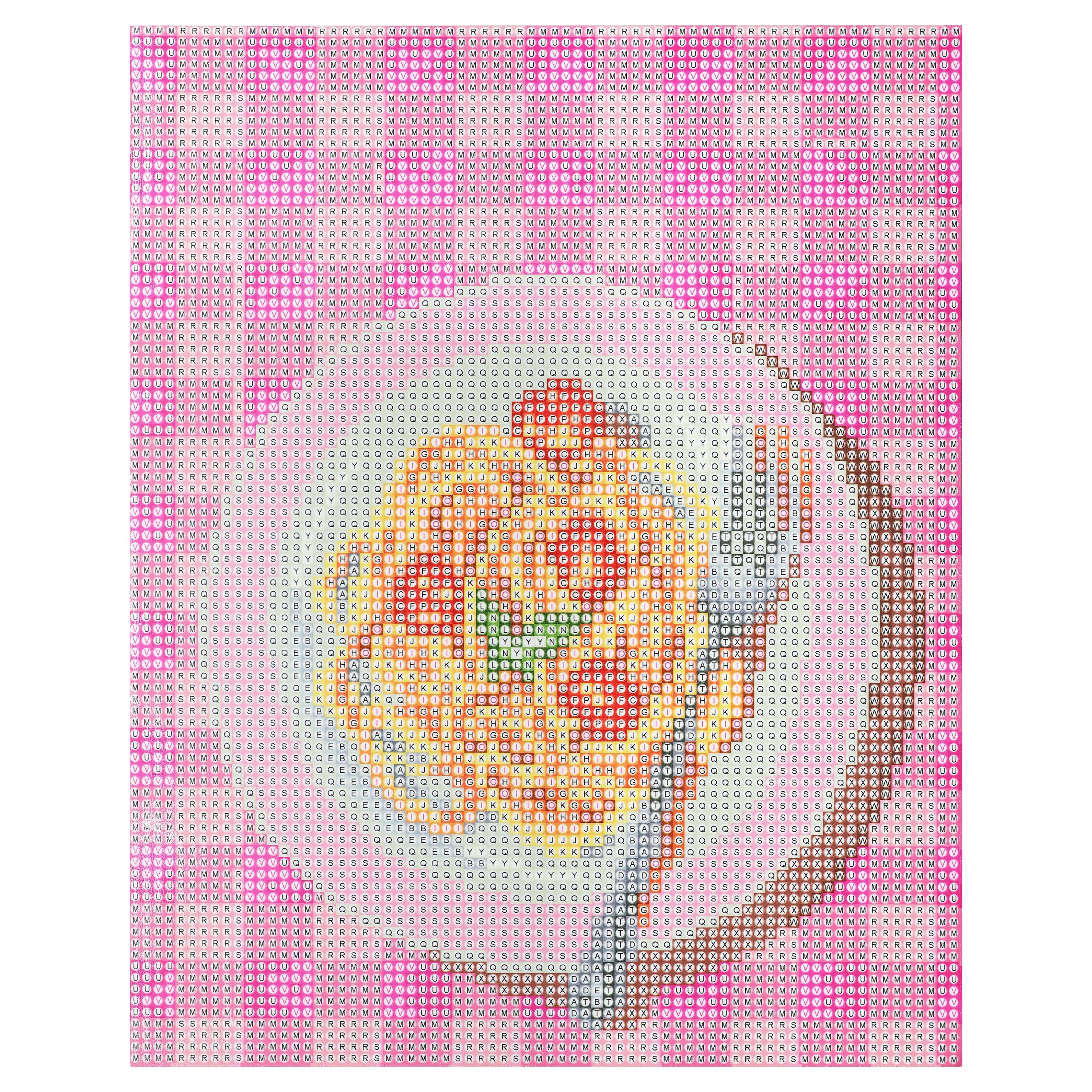 8" x 10" Pasta Noodles Wood Plank Diamond Art Kit by Make Market®