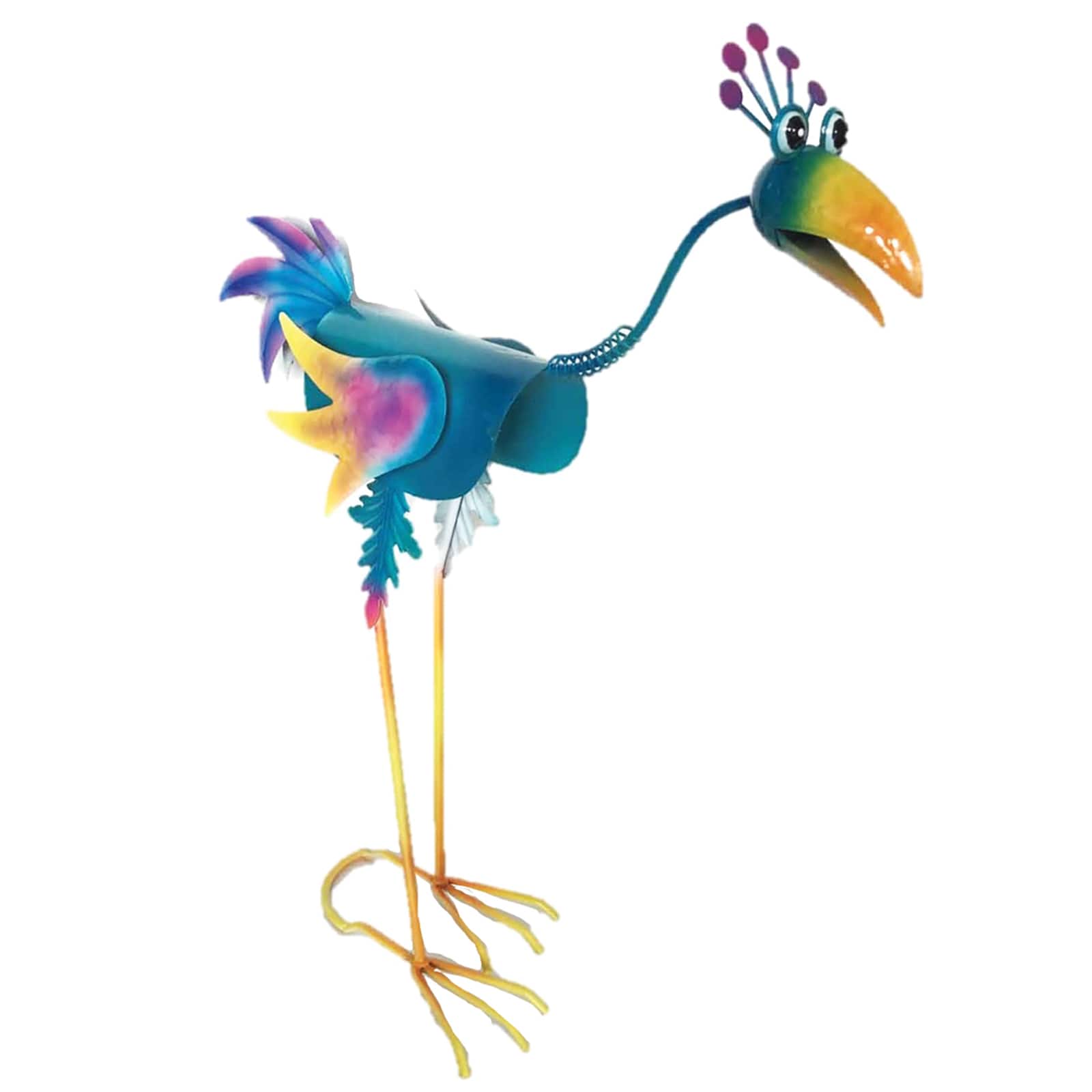 Santa's Workshop 20.5" Blue Iron Jungle Bird