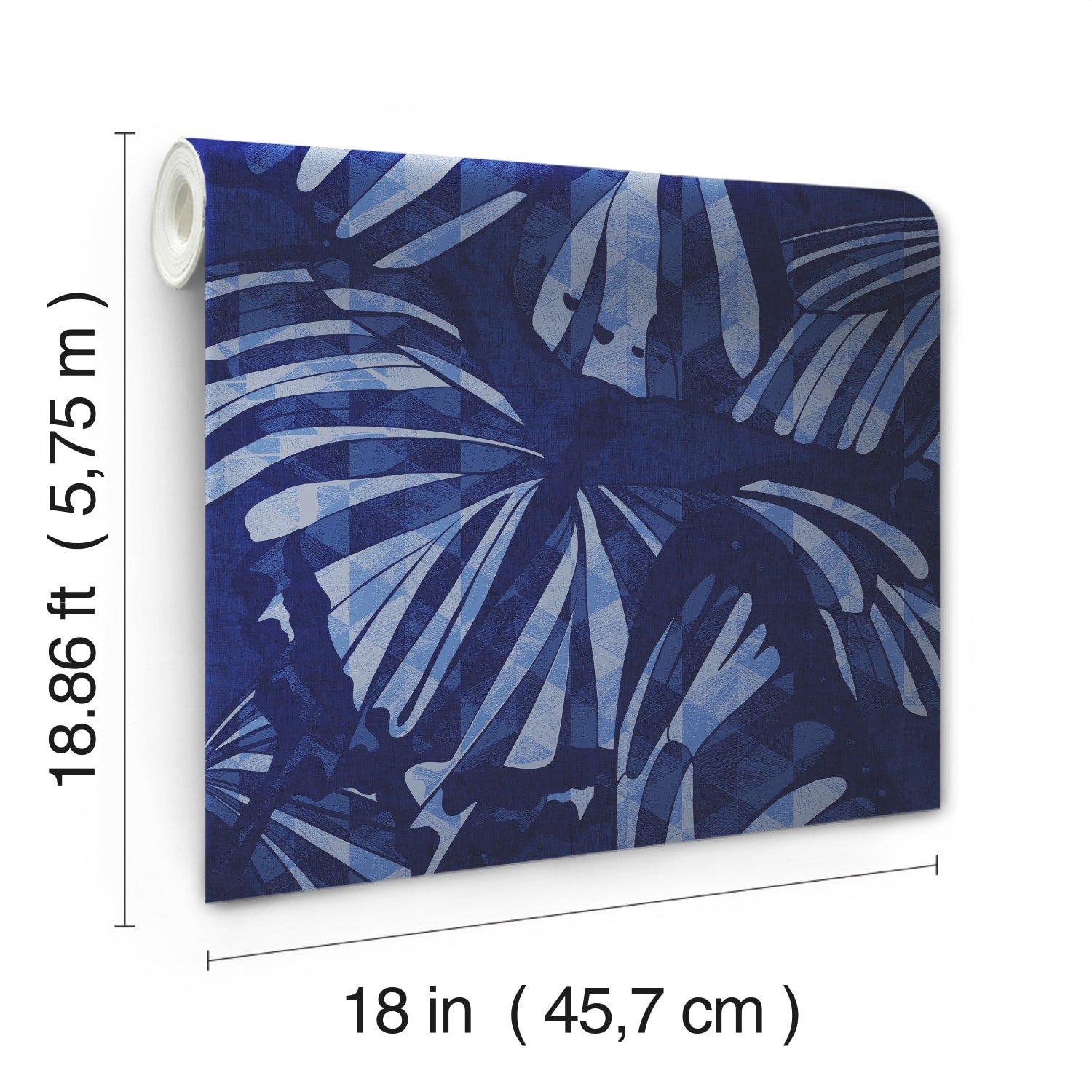 RoomMates Mr. Kate Blue Butterfly Peel & Stick Wallpaper