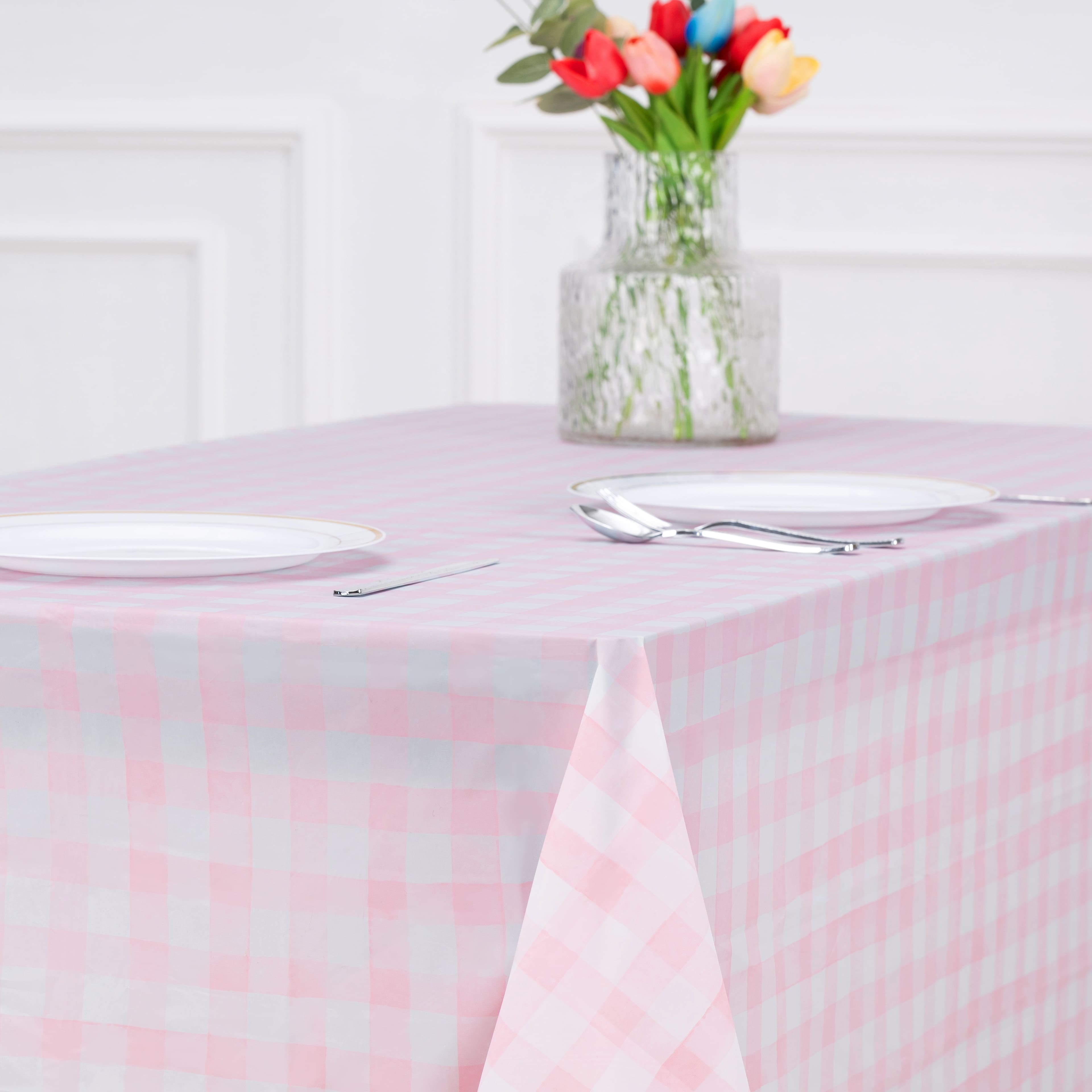 24 Pack: 54" x 108" Plastic Table Cover by Celebrate It™