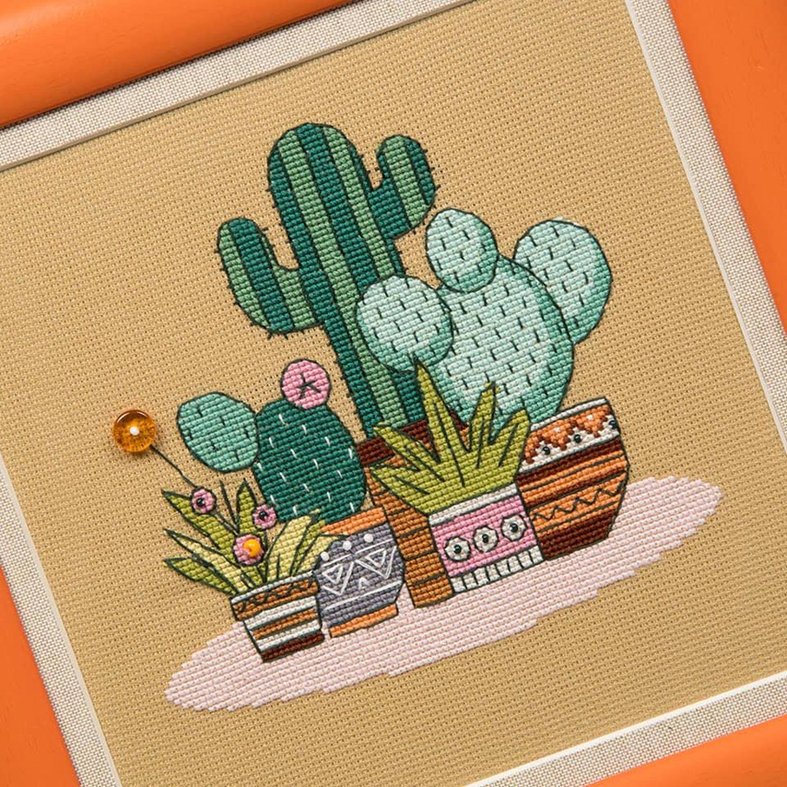 Crystal Art Counted Cross Stitch Kit Triptych Bright Mexico