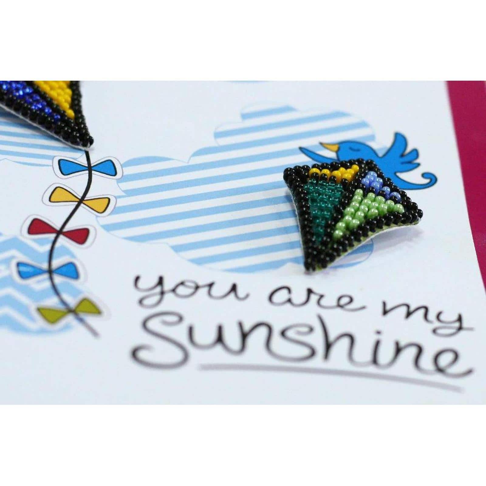 Abris Art Be Pleased of Your Life Postcard Cross Stitch Kit