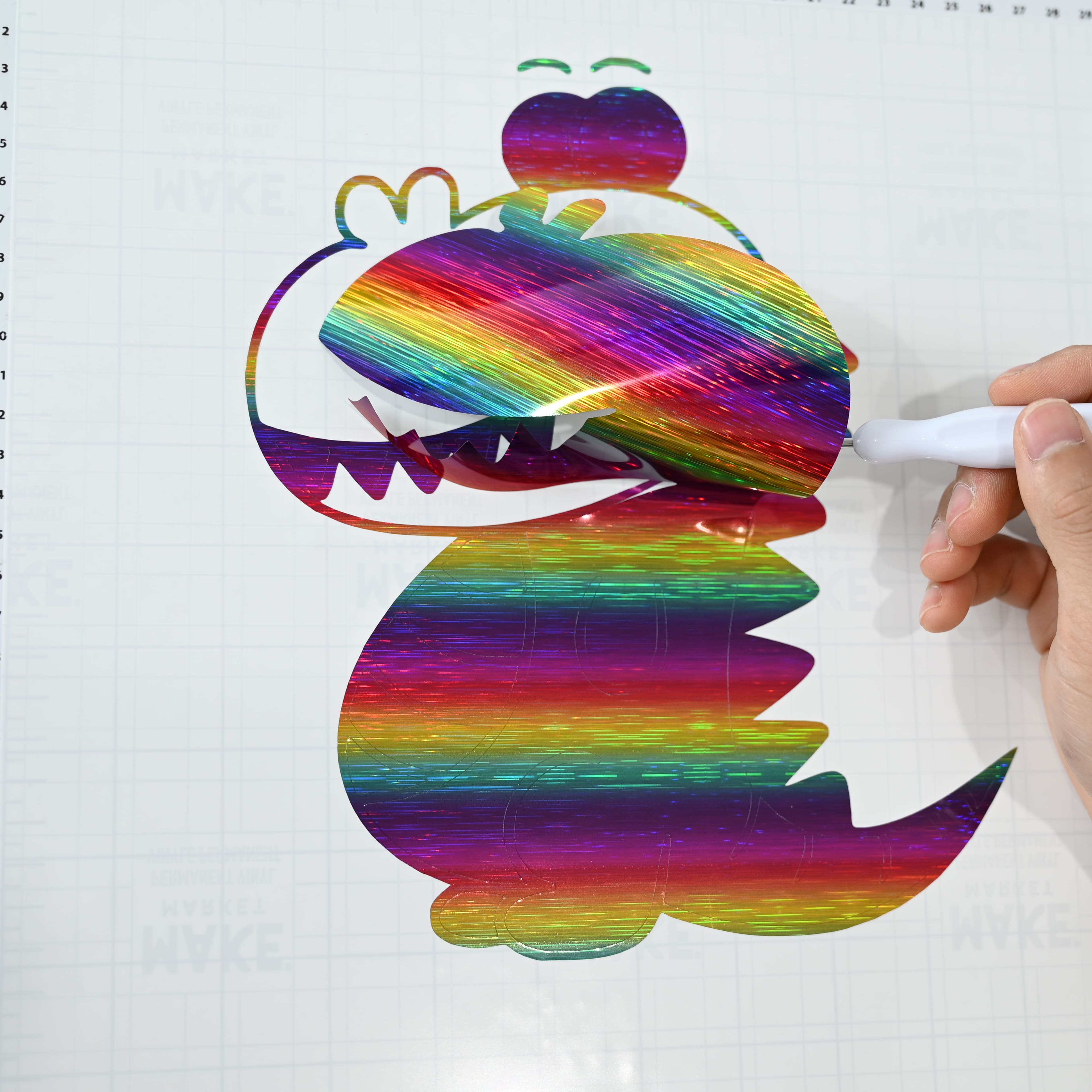 12" x 12" Permanent Holographic Vinyl Sampler by Make Market®