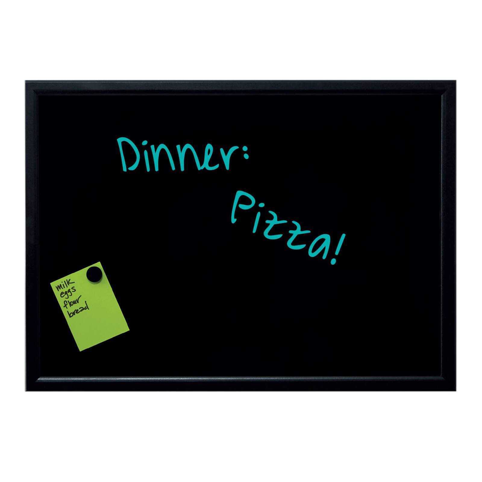 6 Pack: 23" x 32" Black Framed Magnetic Wet Erase Board by B2C®