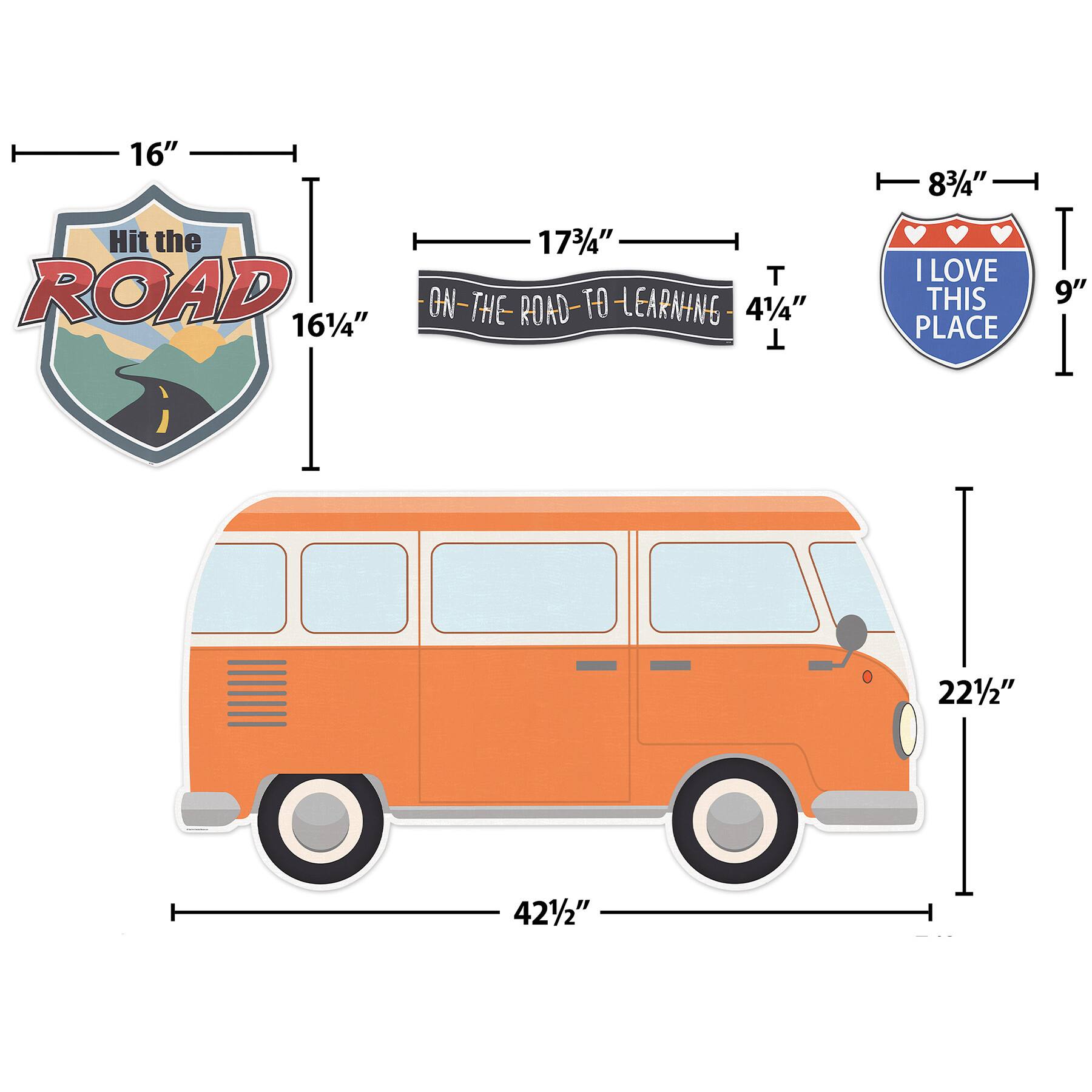 Teacher Created Resources® Road Trip Adventure Bulletin Board Set
