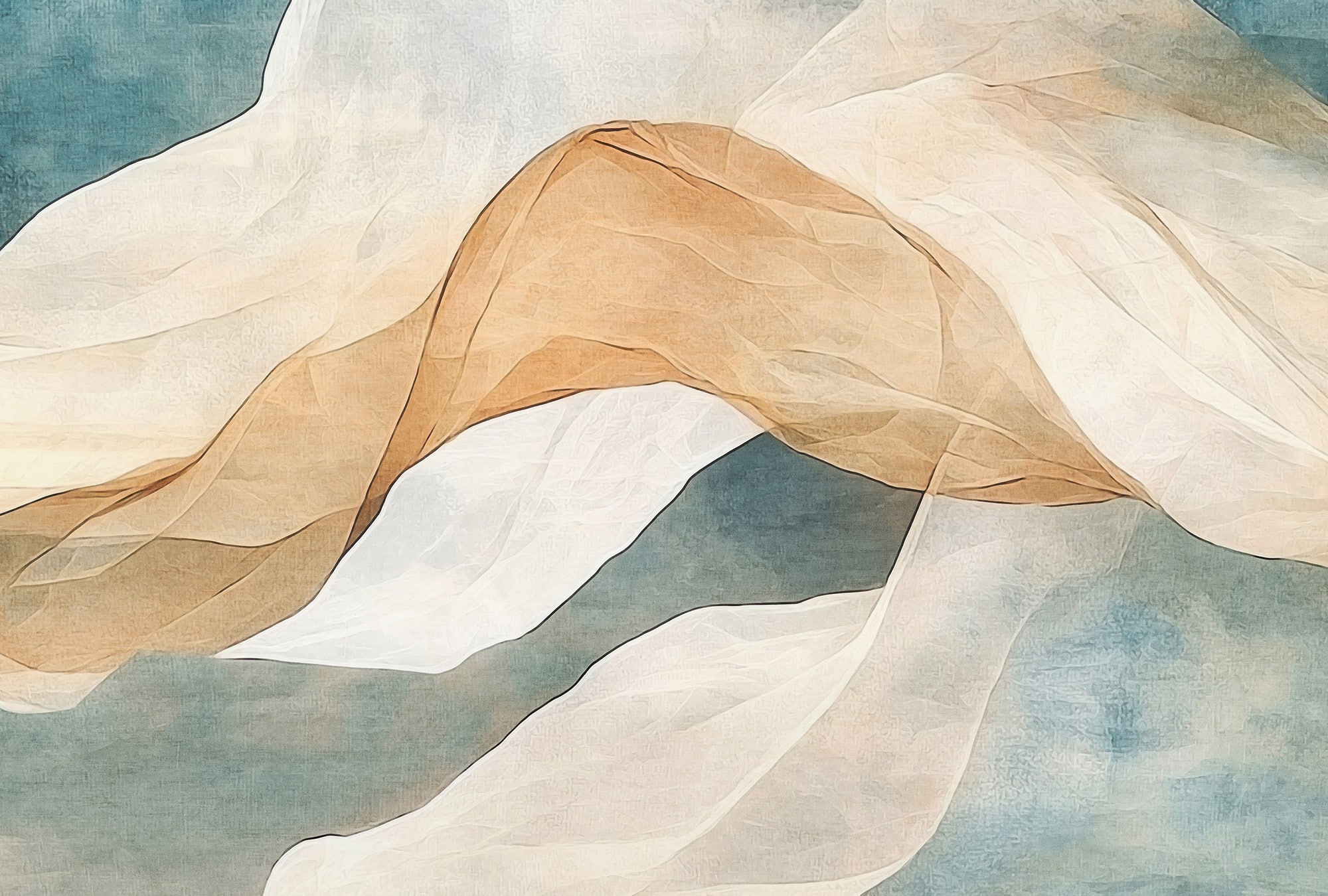 Designs Direct Ventura Blue Wall Mural