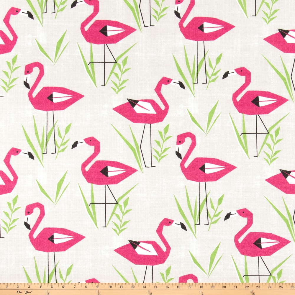 Premier Prints Ringo Jazz Pink Outdoor Luxe Fabric