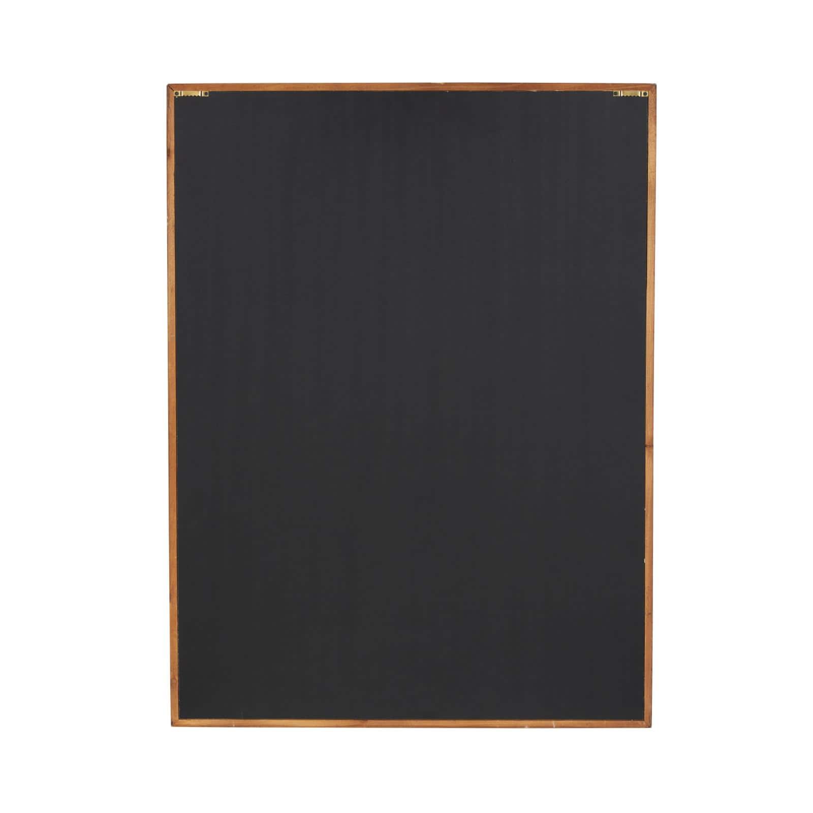 31.5" Black Wood Geometric Dimensional Textured Shapes Home Wall Décor