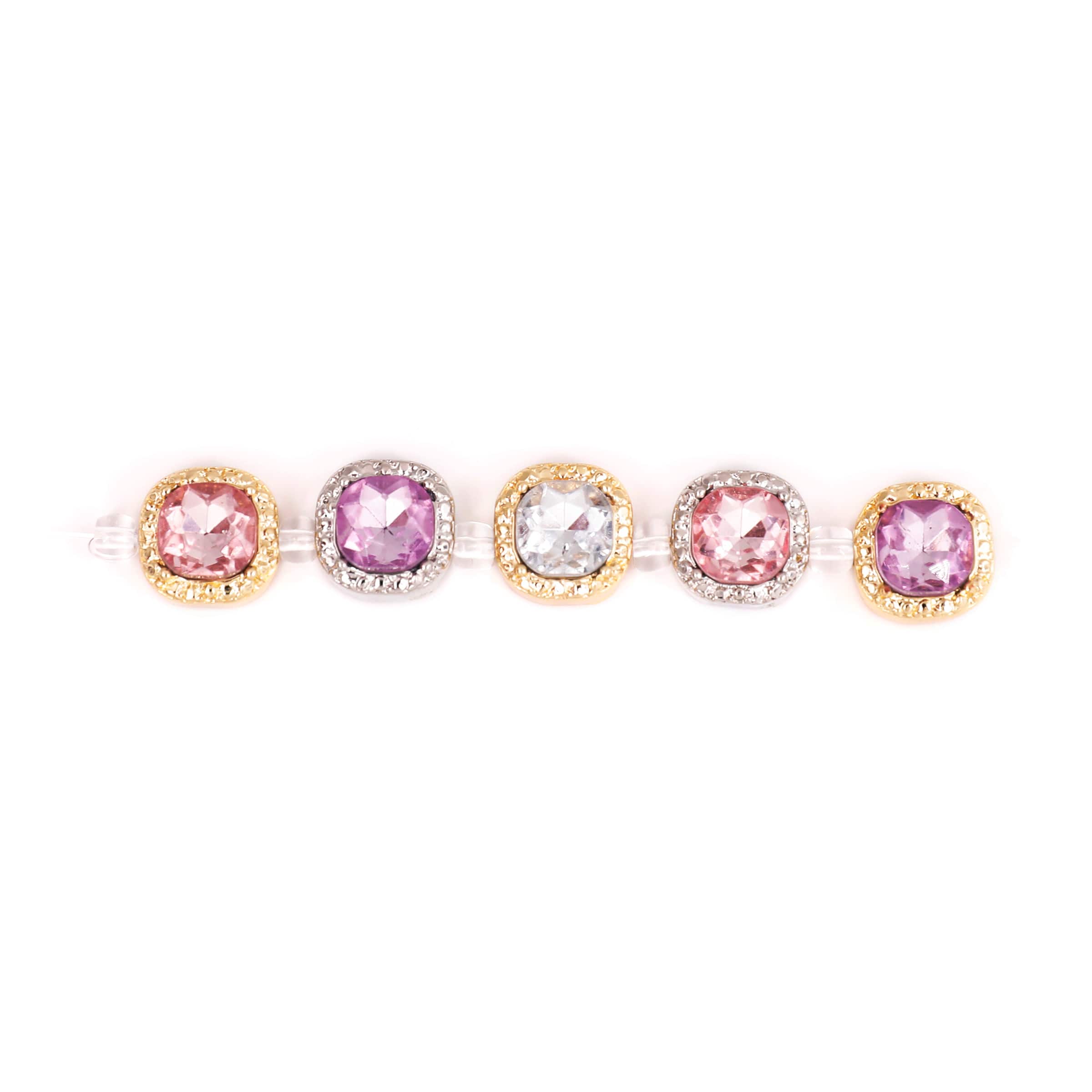 11mm Square Metal Beads by Bead Landing™