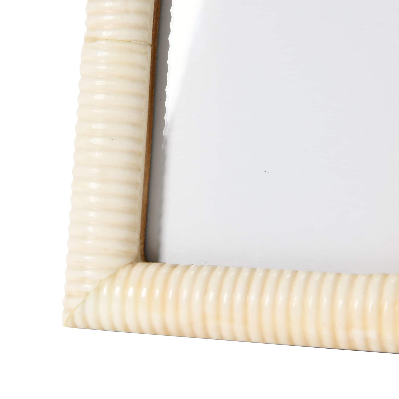 Hello Honey® Natural Hand-Carved Bone 4" x 6" Photo Frame