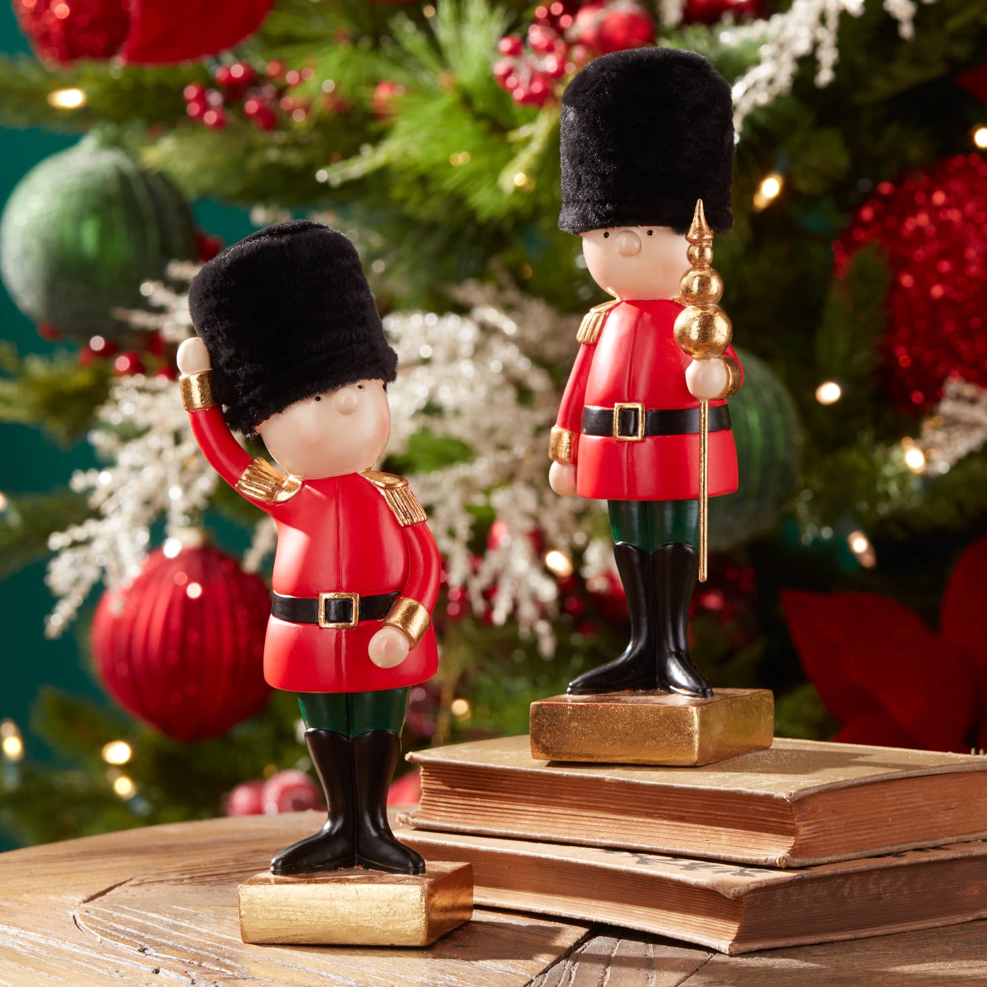Holiday Nutcracker Soldier Figurine Set