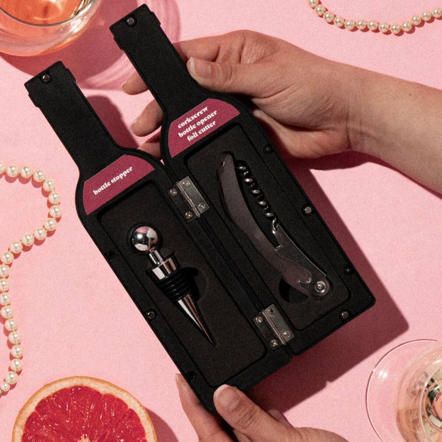 Assorted Modern Monkey® Bottle Service Wine Accessories Set, 1pc.