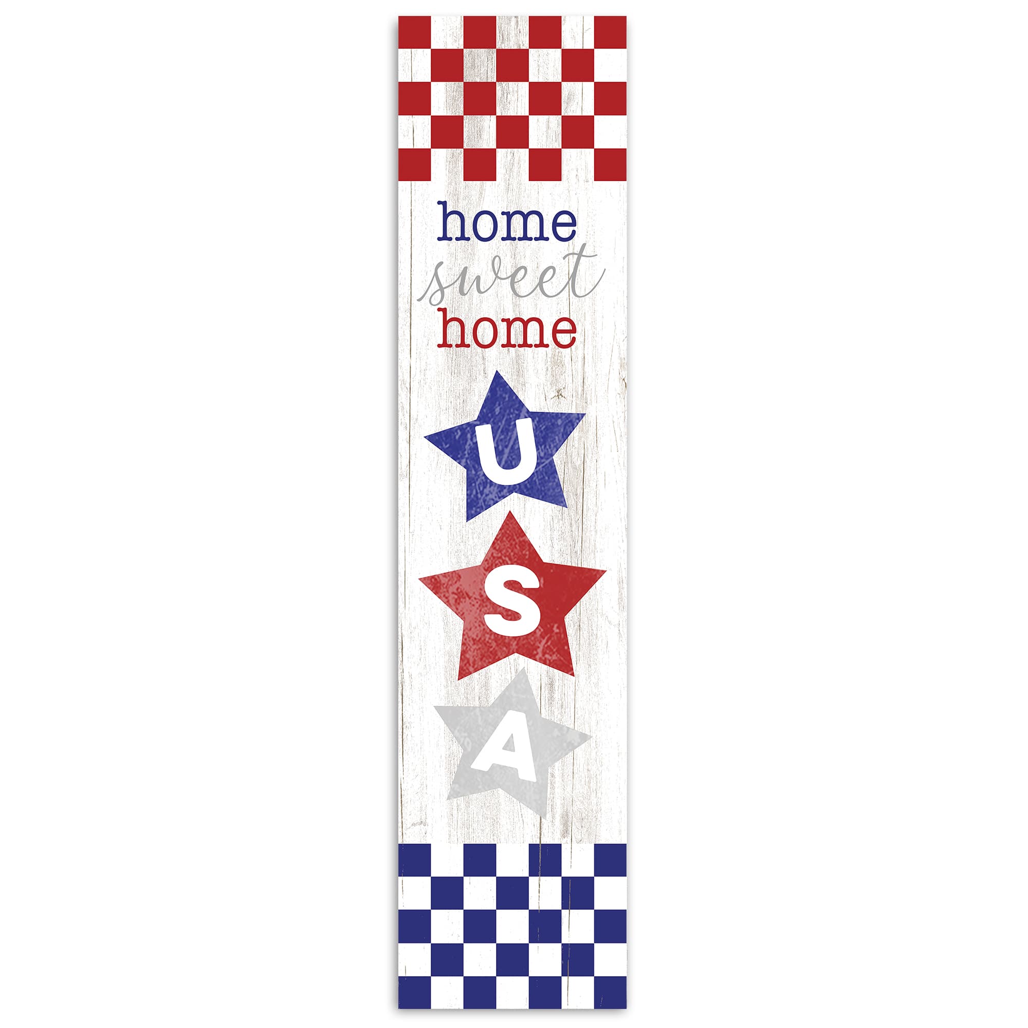 47" Home Sweet USA Home Porch Leaner