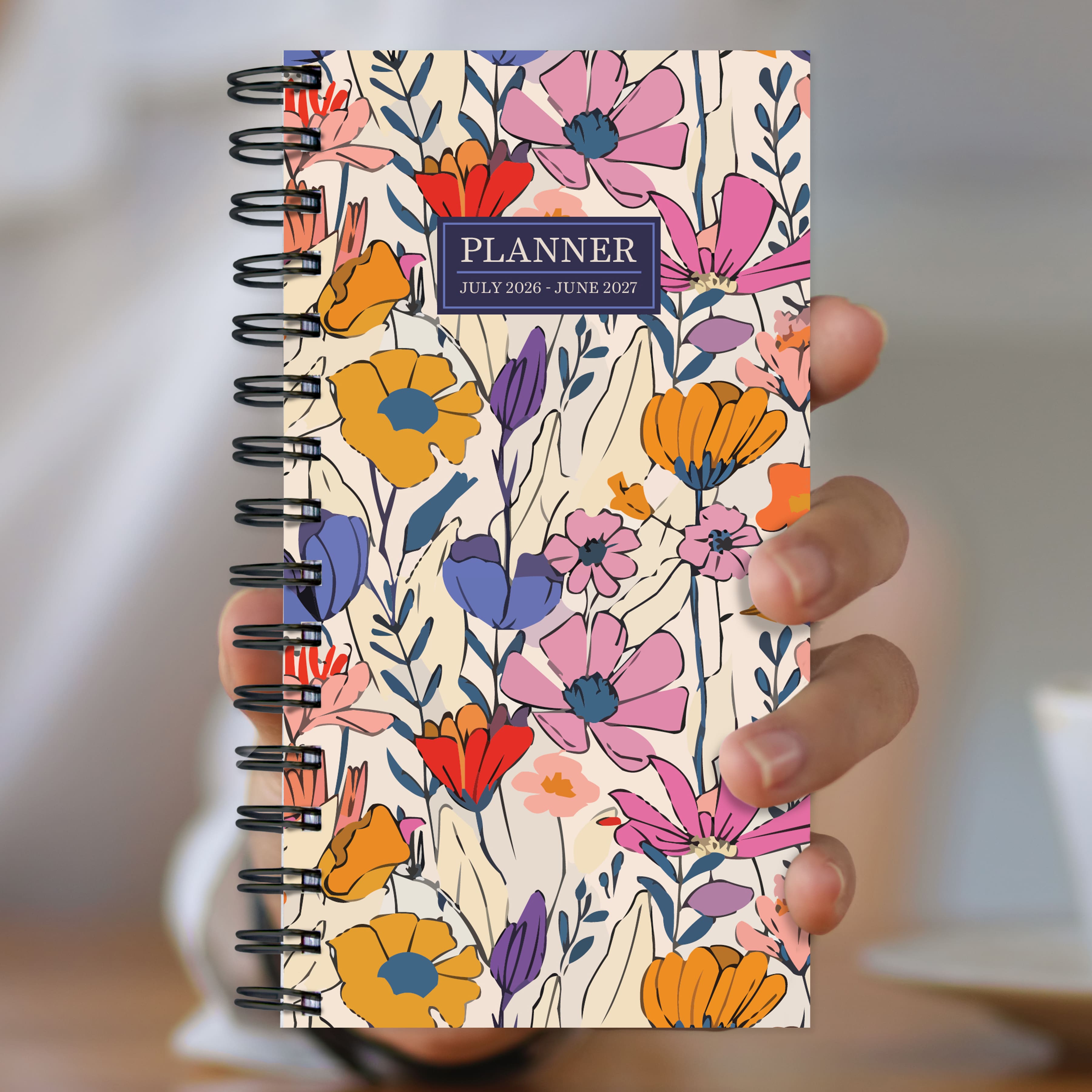 TF Publishing 2026-27 Field of Flowers Weekly Monthly Planner
