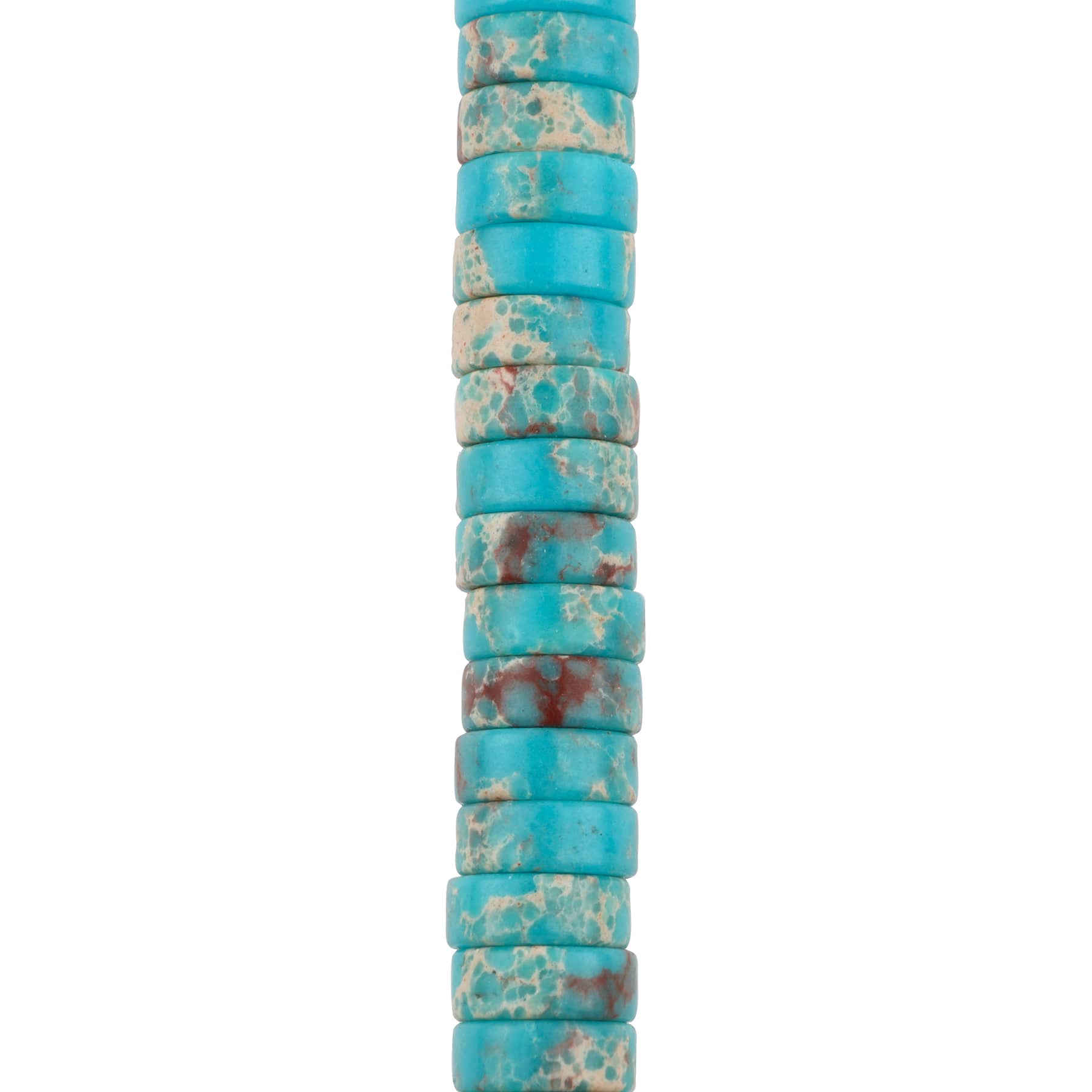 Blue Dyed Imperial Jasper Heishi Beads by Bead Landing™