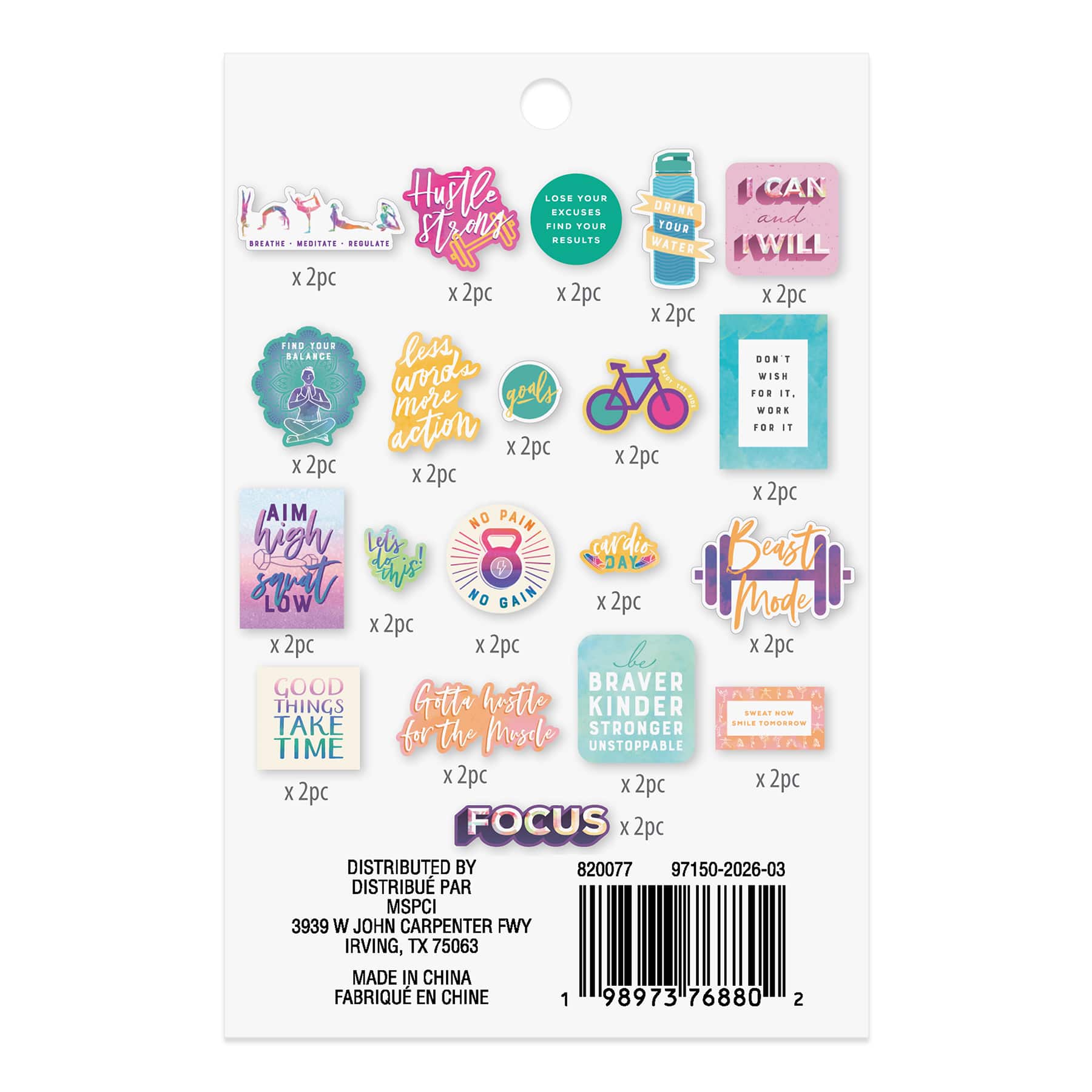 Motivation Vinyl Die Cut Stickers by Recollections™