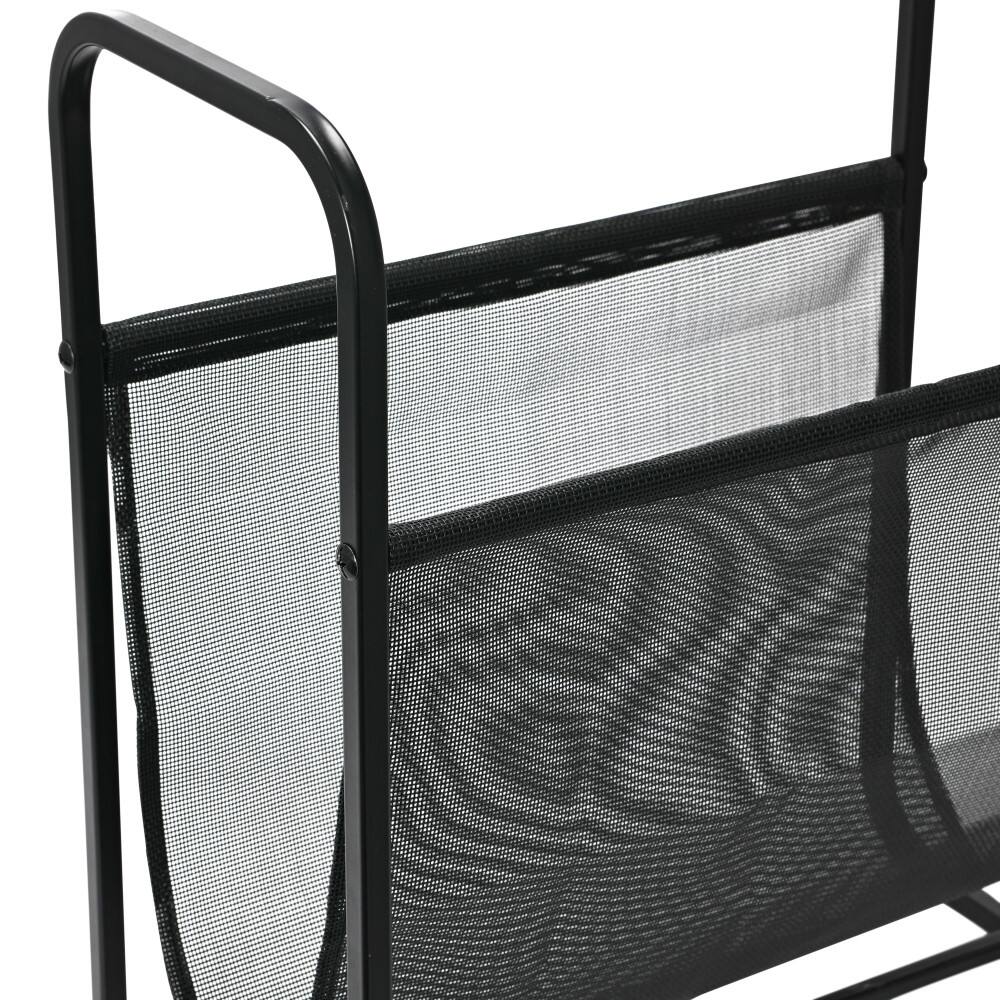 Household Essentials 20" Mesh Indoor/Outdoor Log Holder Magazine Rack
