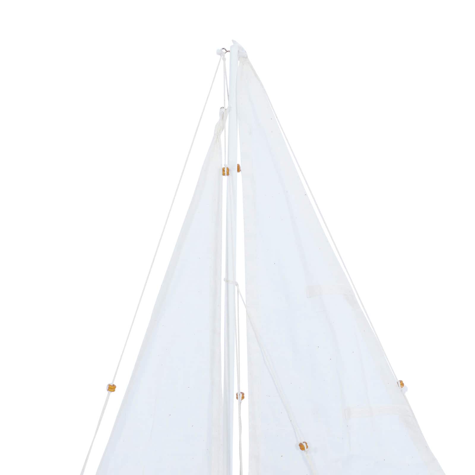 26" Wooden Sail Boat Sculpture