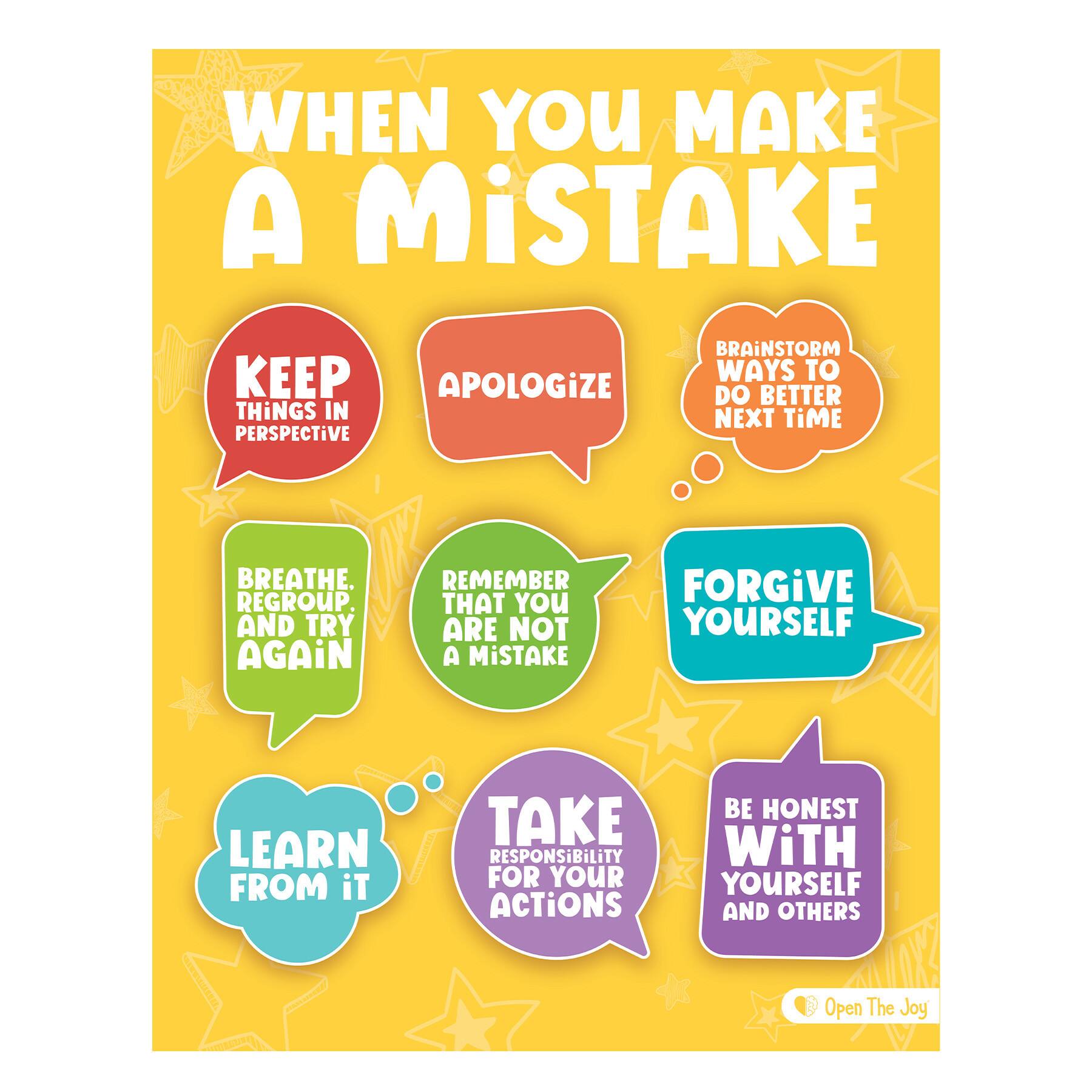 Open the Joy 14" x 11" Growth Mindset Posters, 5ct.