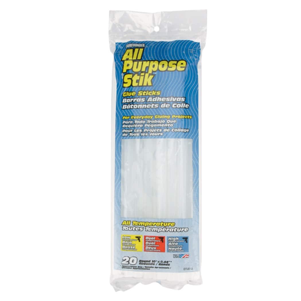 Surebonder® 10" All Purpose Stik Glue Sticks, 20ct.