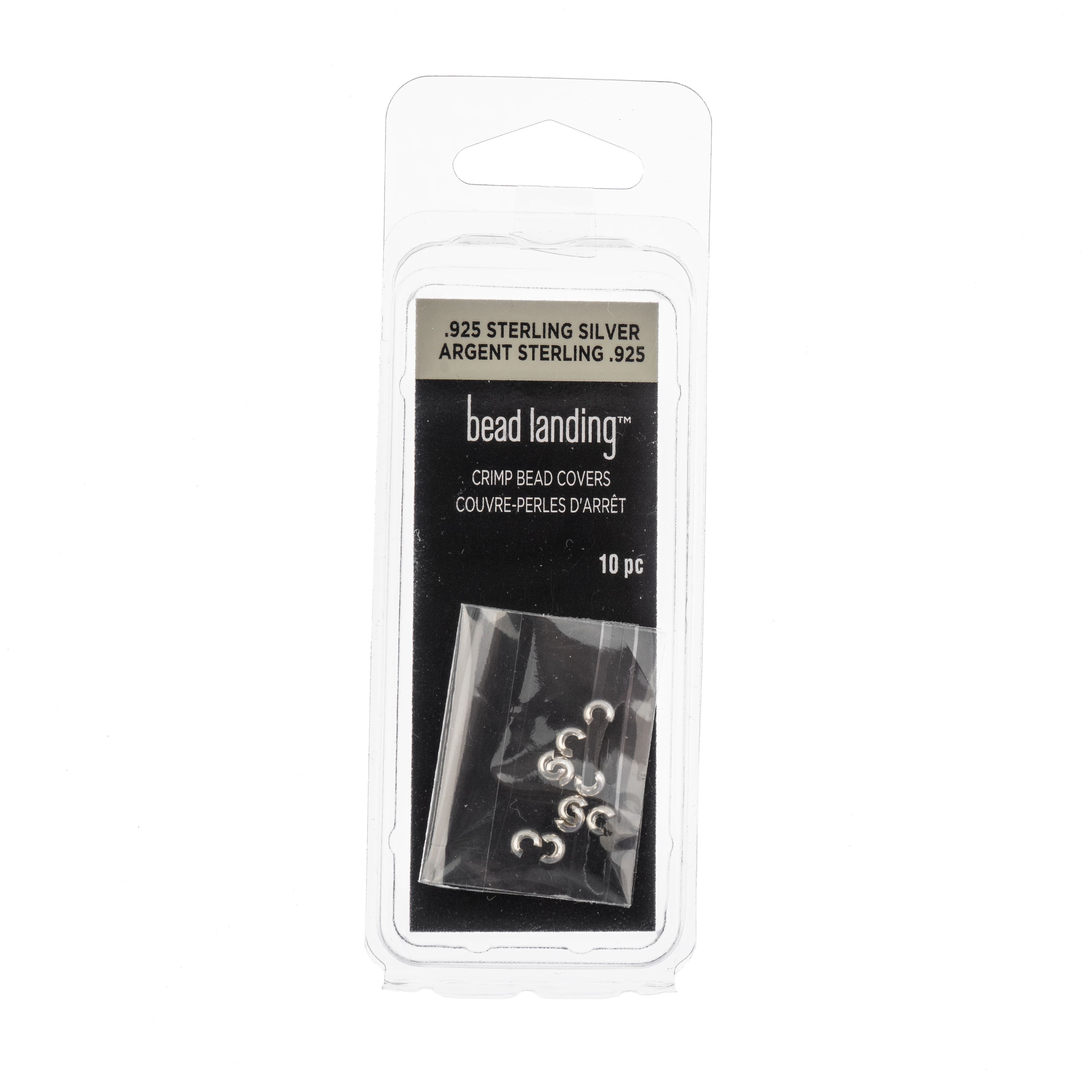 12 Packs: 10 ct. (120 total) 3mm Metal Crimp Bead Covers by Bead Landing™