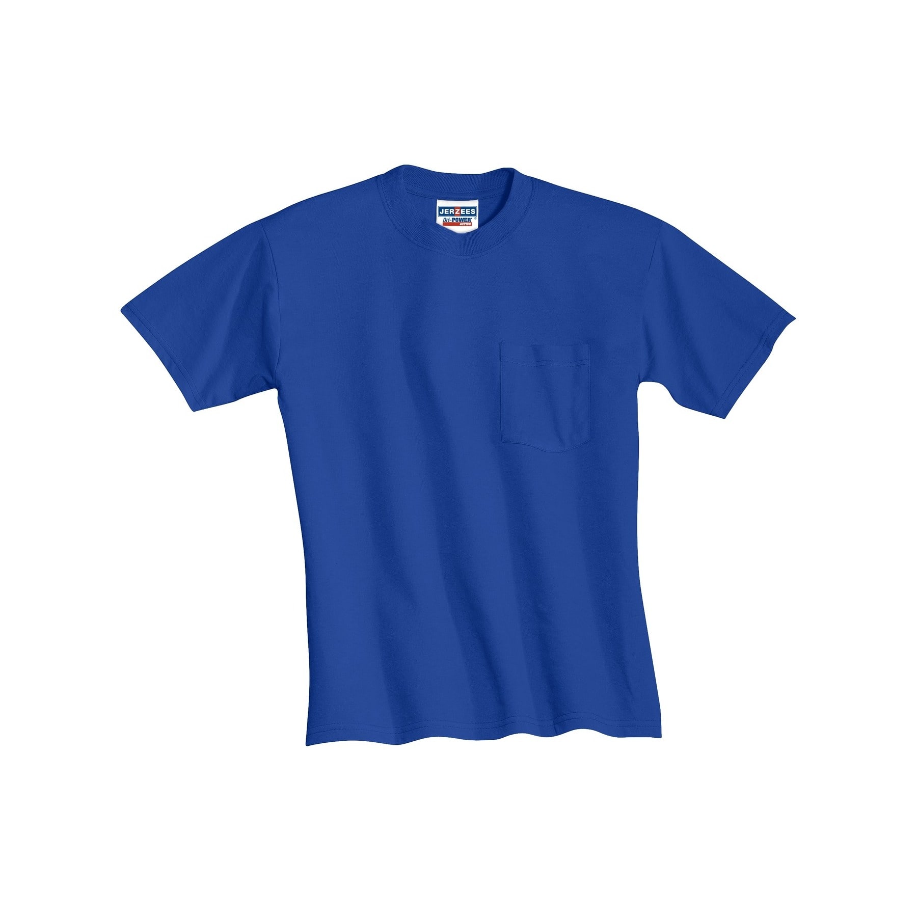 JERZEES® DRI-POWER® 50/50 Cotton/Poly Pocket T-Shirt