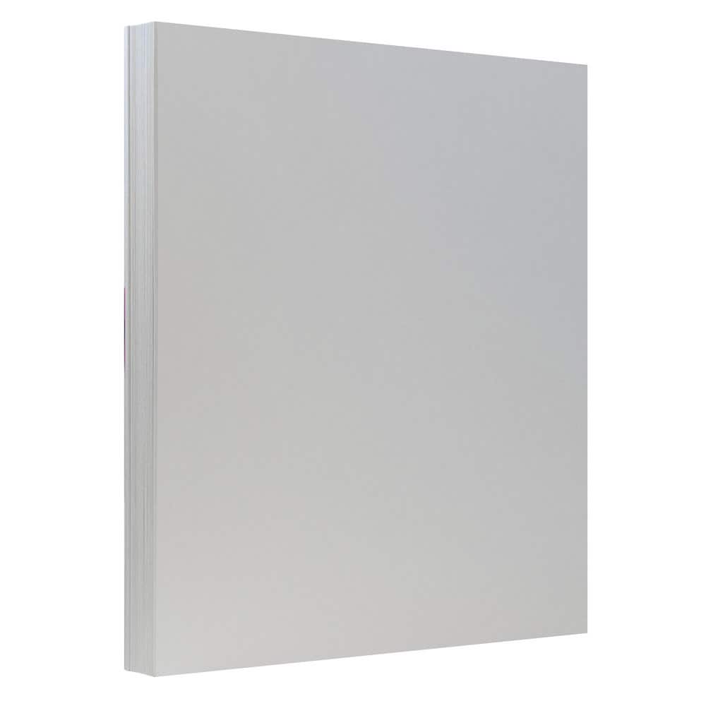 JAM Paper 8.5" x 11" Vellum Bristol Cardstock, 50ct.