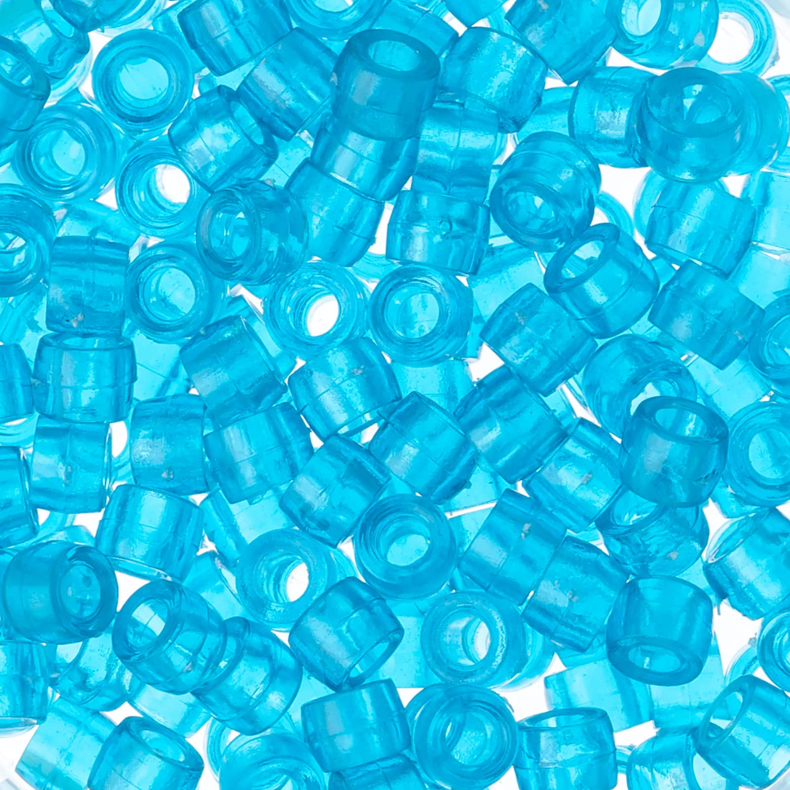 John Bead 6mm Transparent Mini Pony Beads, 1,000ct