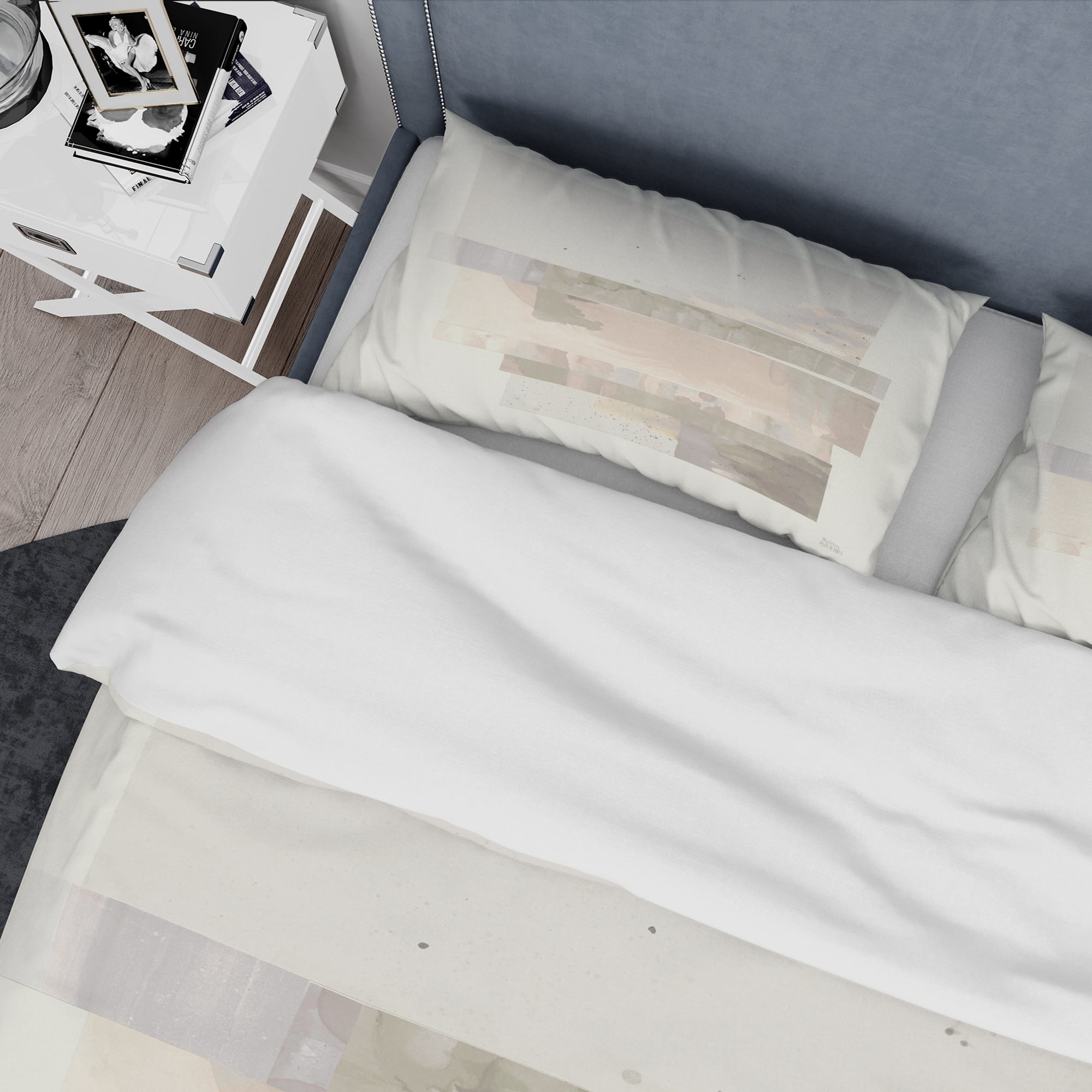 Designart 'Geometric Neutral Form I' Geometric Bedding Set