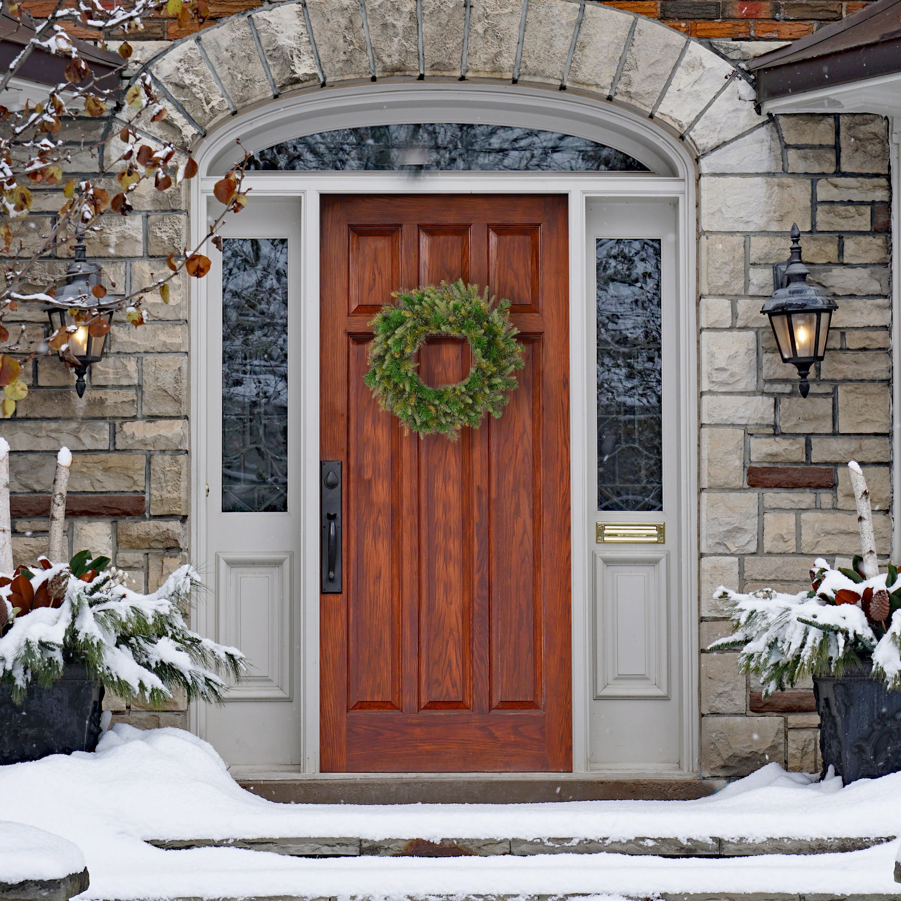 24" Cashmere Artificial Christmas Wreath