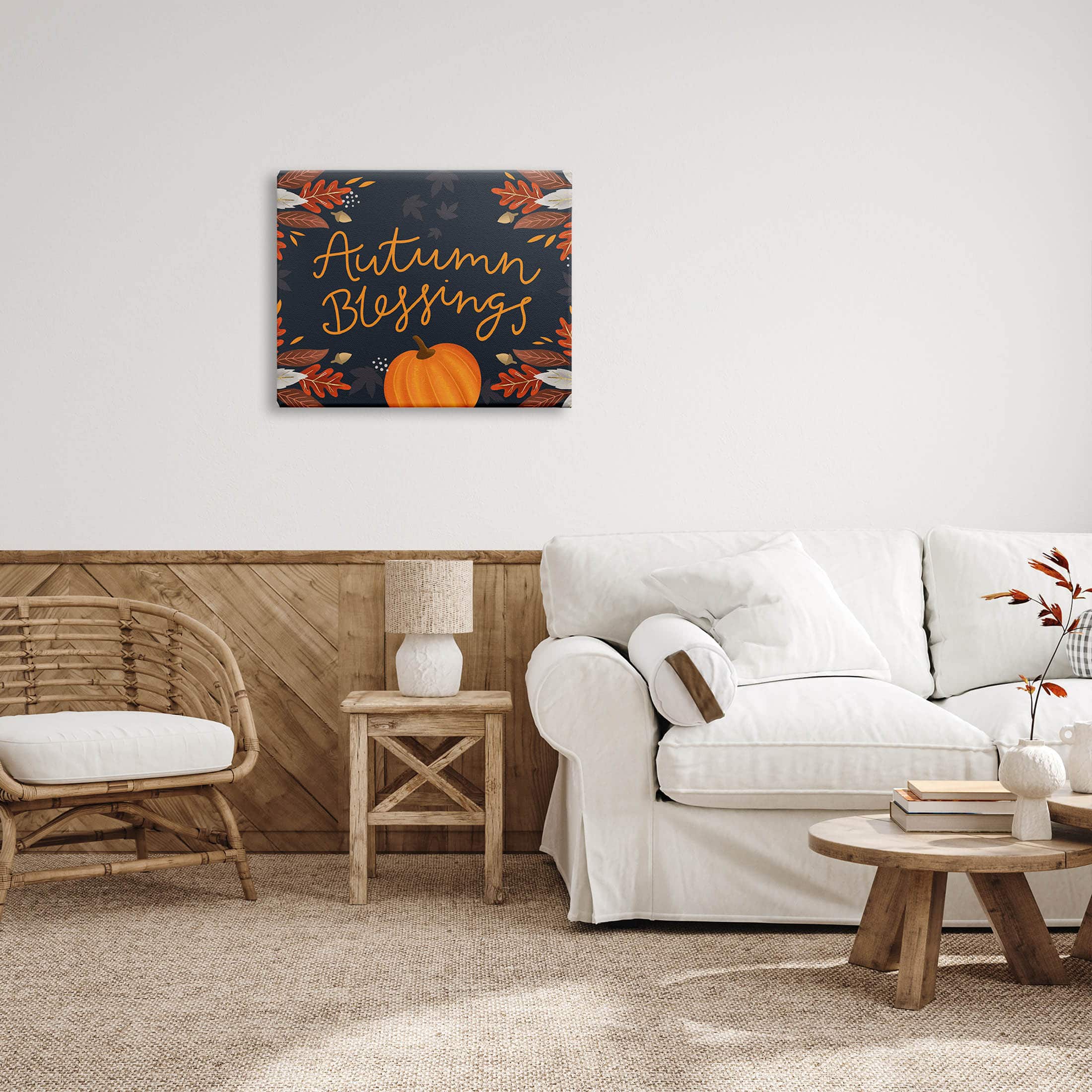 Stupell Industries Autumn Blessings Canvas Wall Art