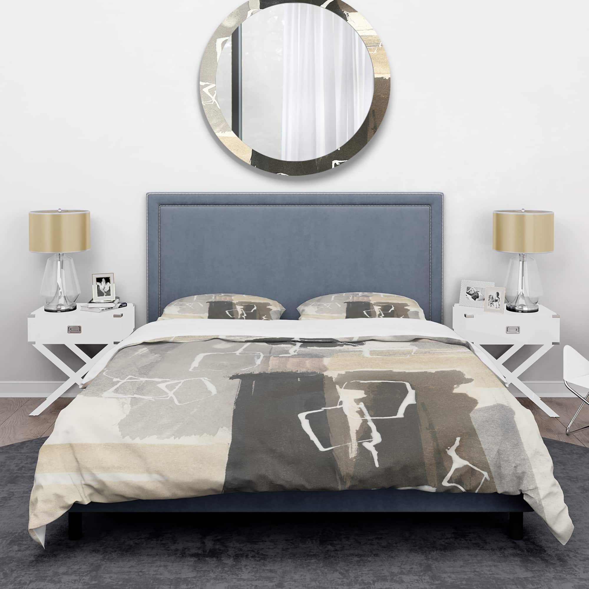 Designart 'Glam Dancing shape I' Glam Bedding Set