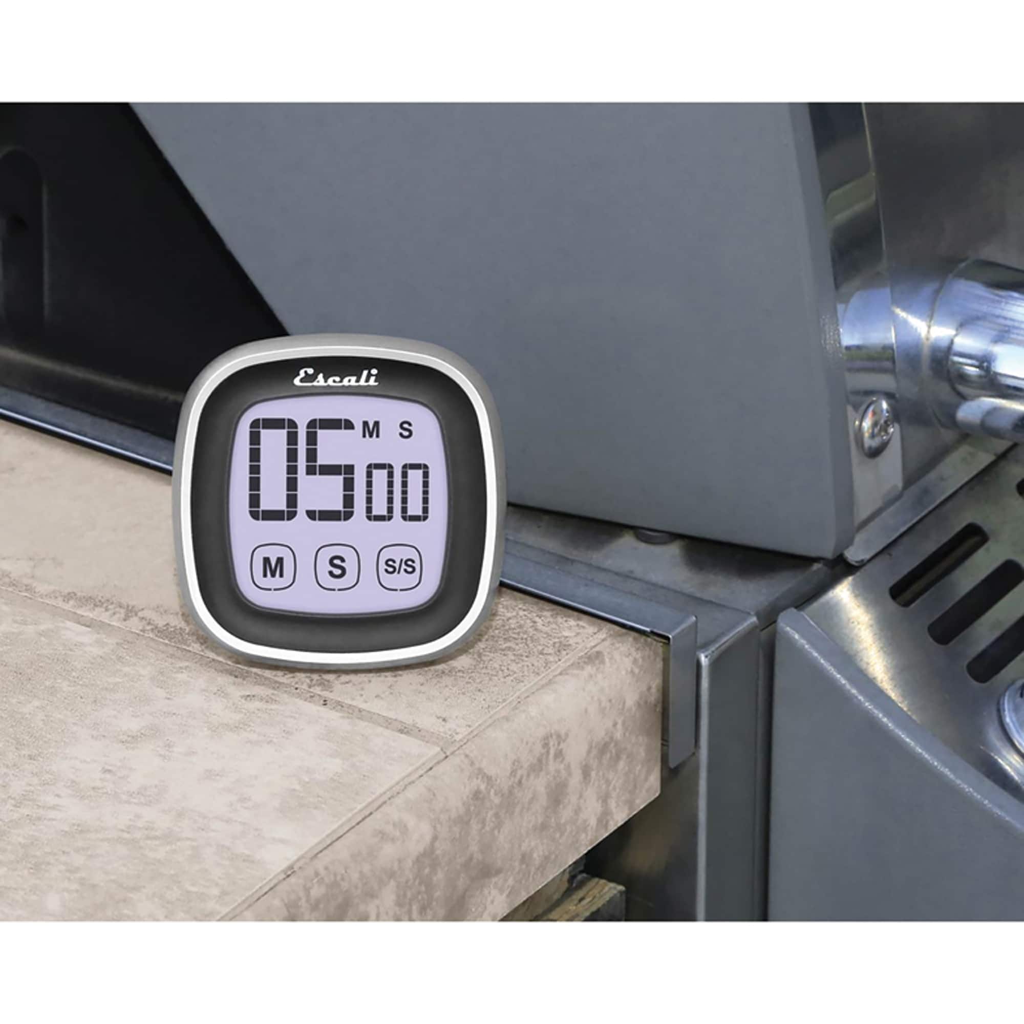 Escali Black Touch Screen Digital Timer