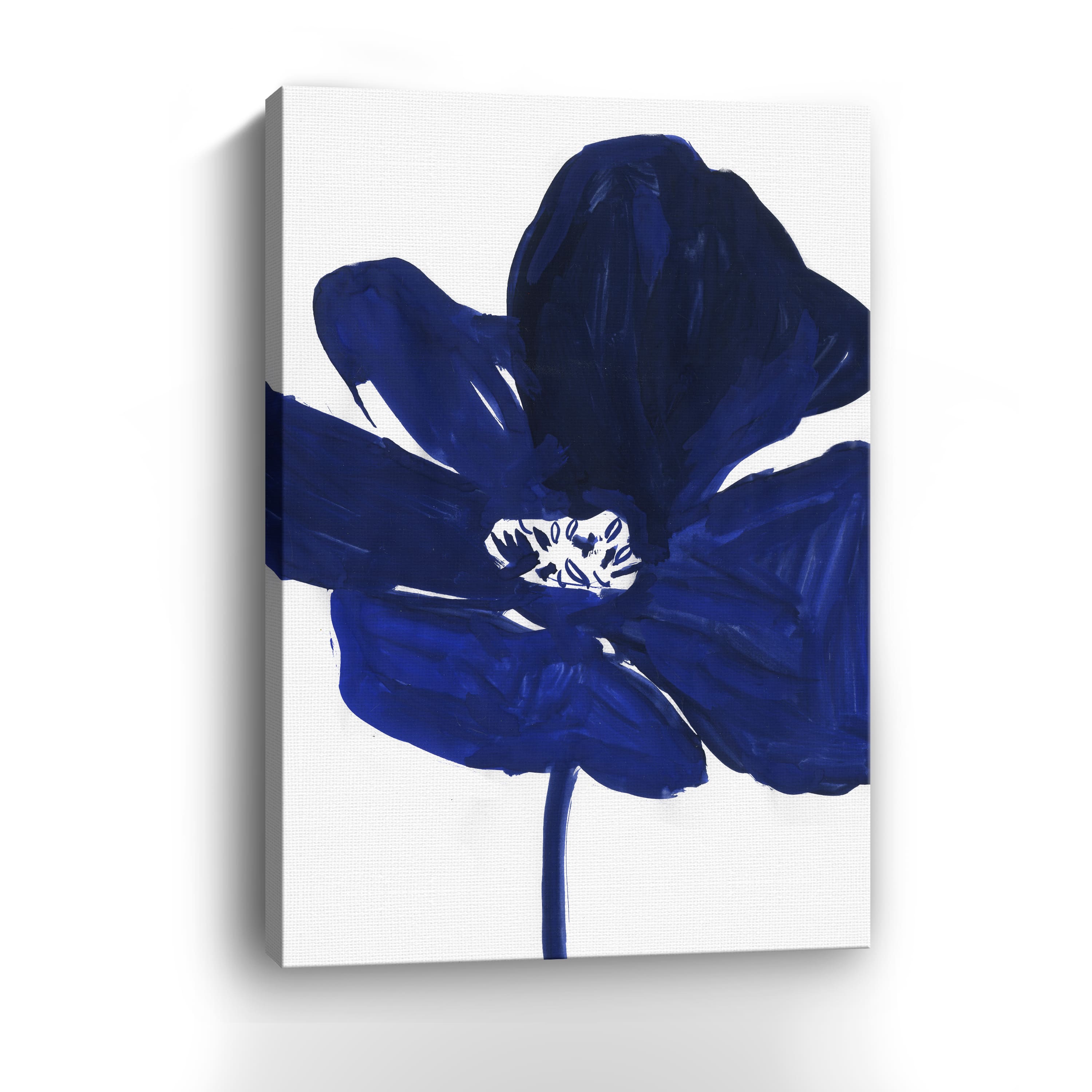 Indigo Petal I Canvas Giclee