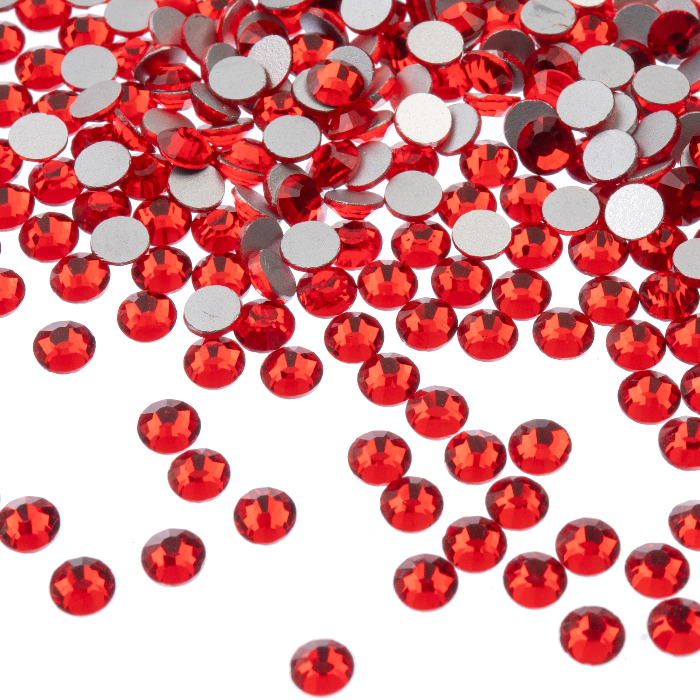 Crystal Lane DIY SS12 Glass Round Flatback Rhinestones, 2880ct.