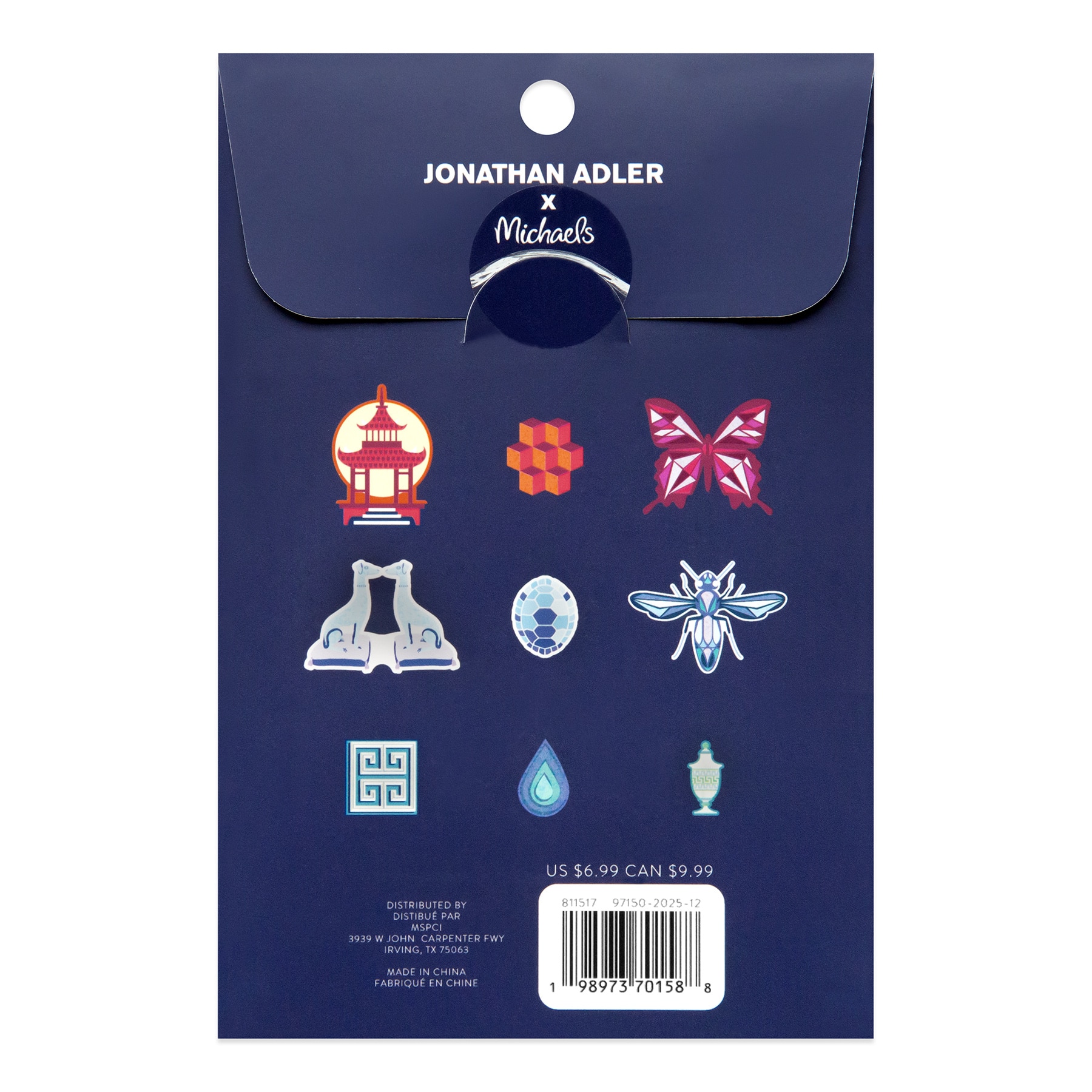 Jonathan Adler x Michaels Deco Deluxe Vinyl Stickers