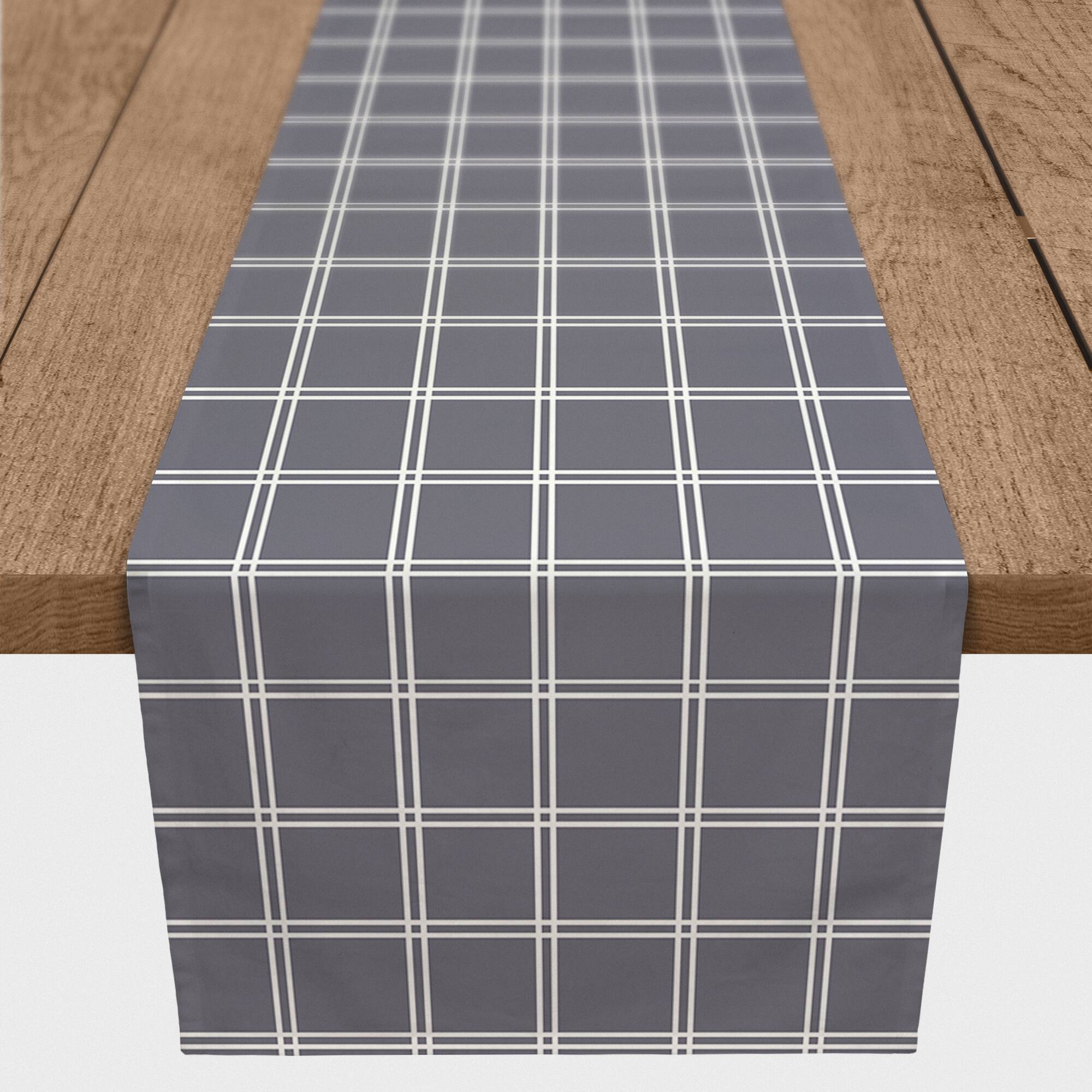 Grid Lines Indoor/Outdoor Table Runner