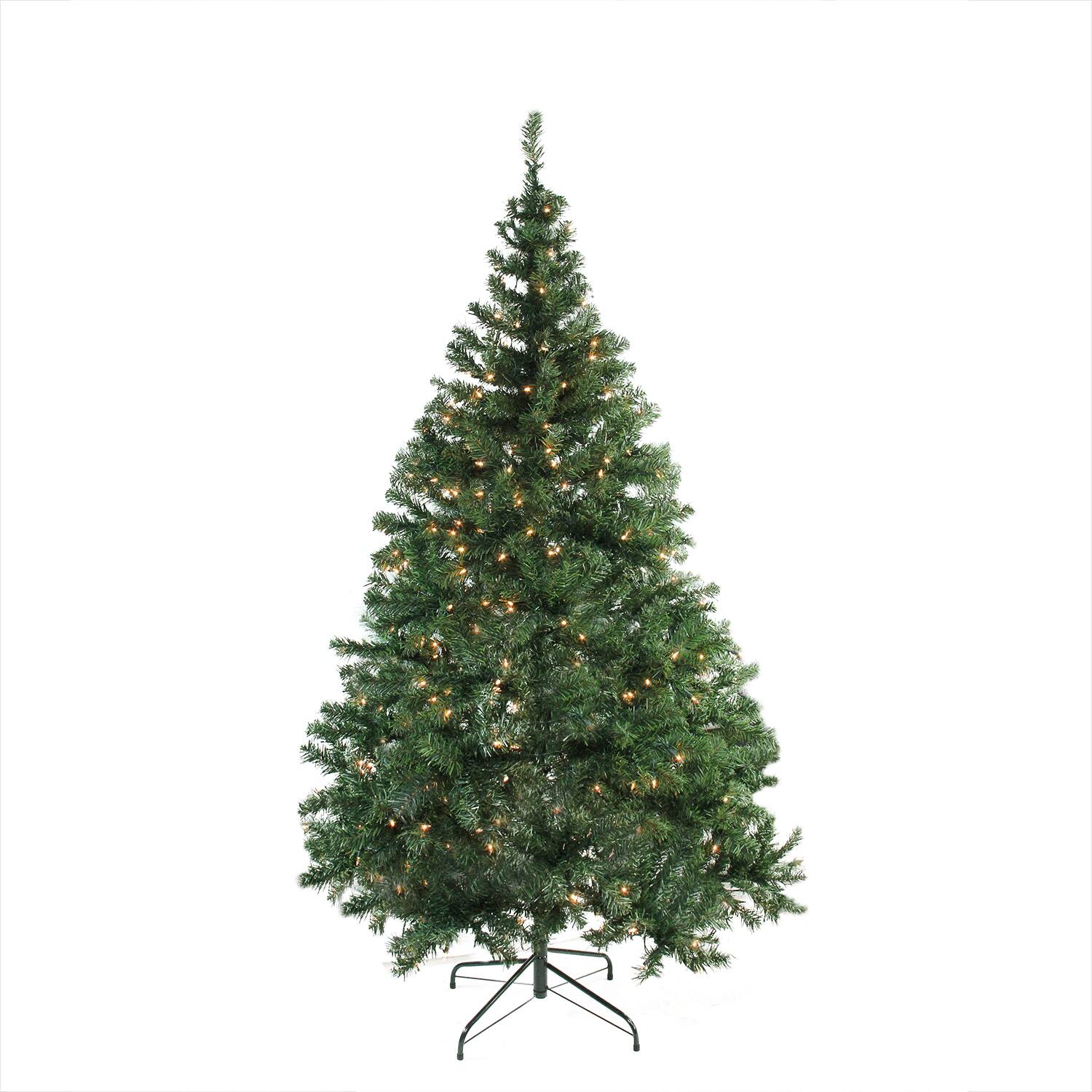 6.5ft. Pre-Lit Niagara Pine Artificial Christmas Tree, Clear Lights