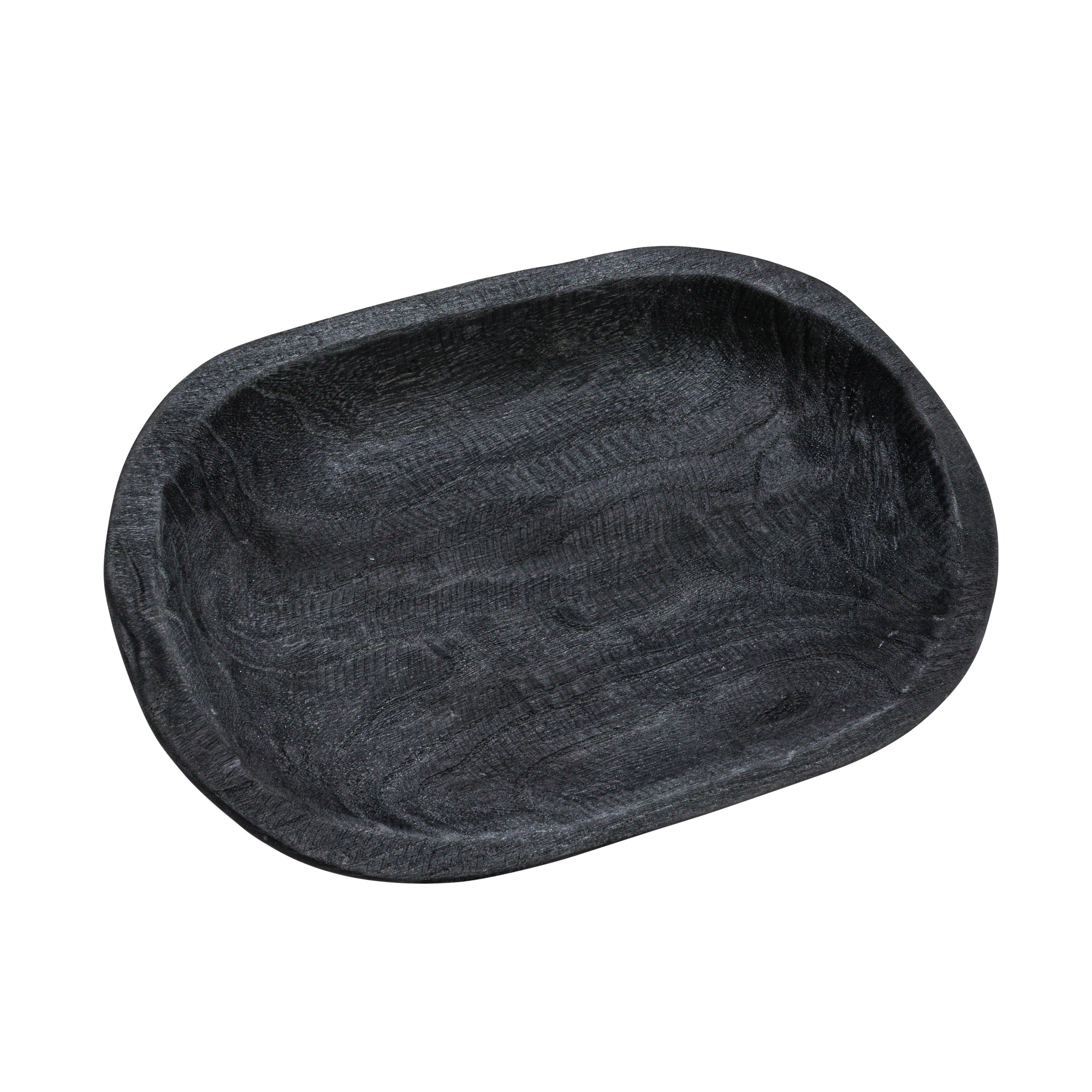 Hello Honey® 14.5" Hand-Carved Paulownia Wood Bowl