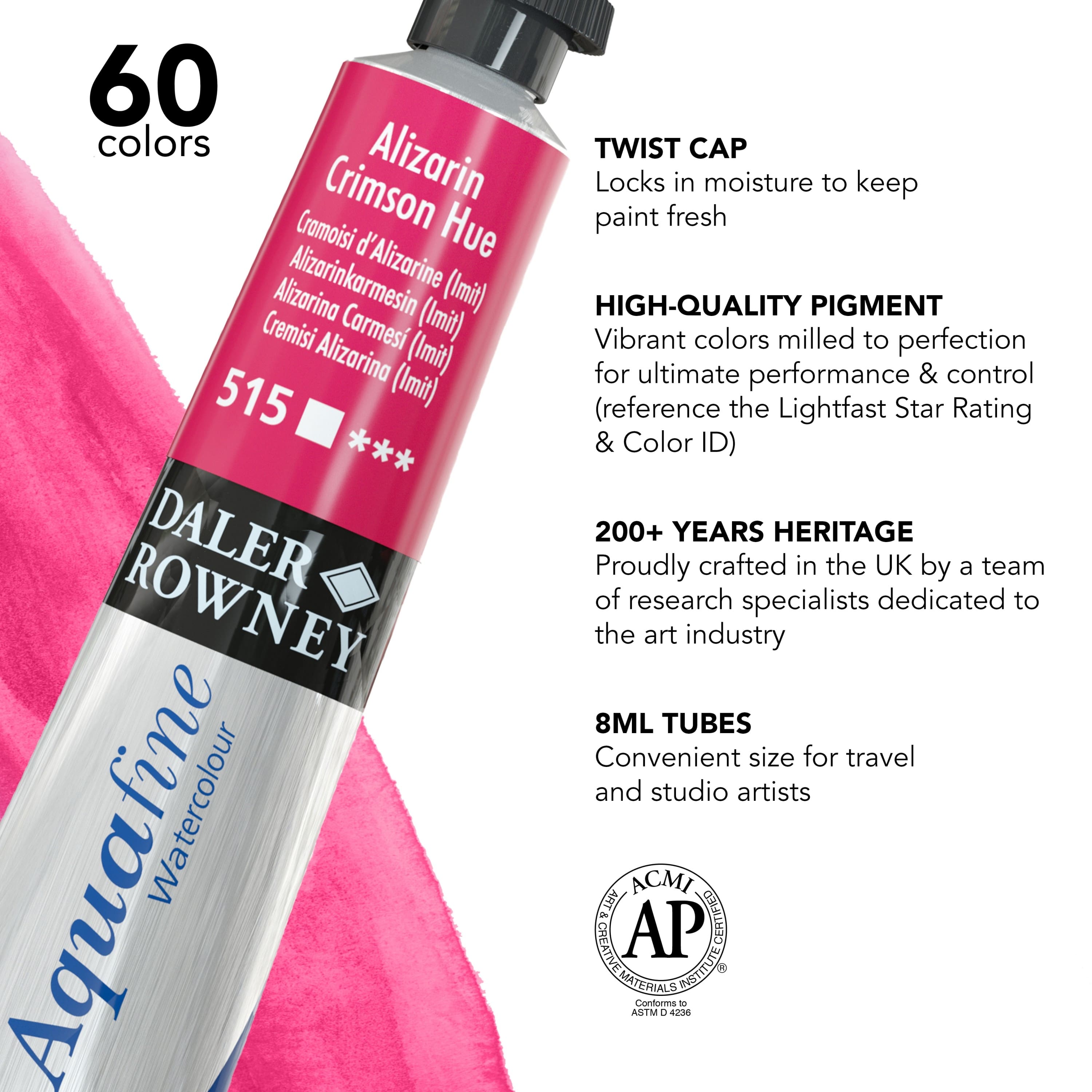 12 Pack: Daler-Rowney® Aquafine Watercolour Paint, 8mL