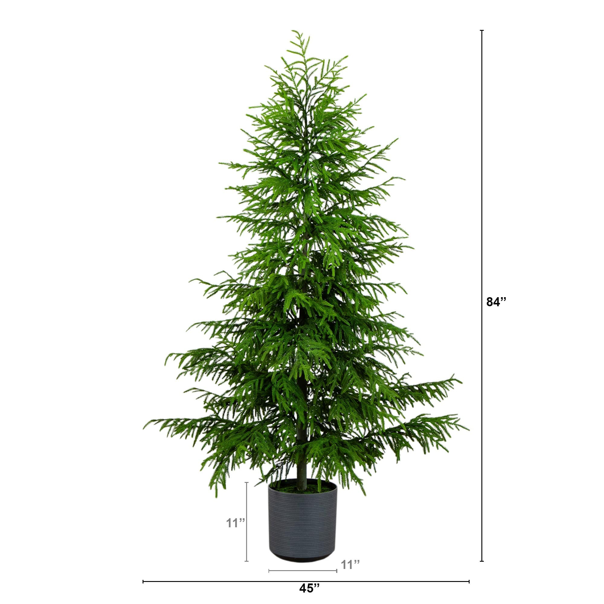 7ft. Norfolk Island Pine Real Touch Artificial Christmas Tree