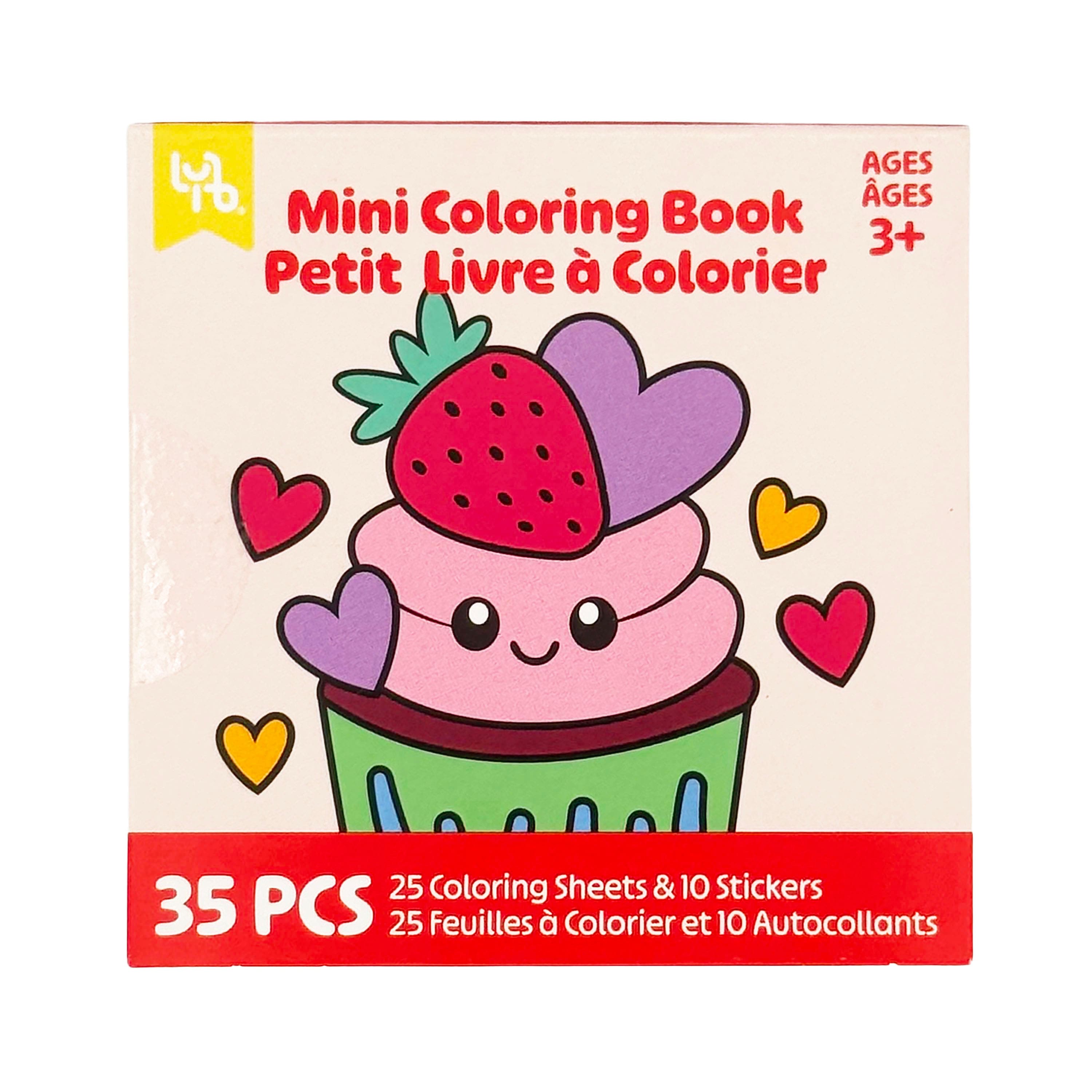 Little Yellow Bicycle® Cupcake Mini Coloring Book
