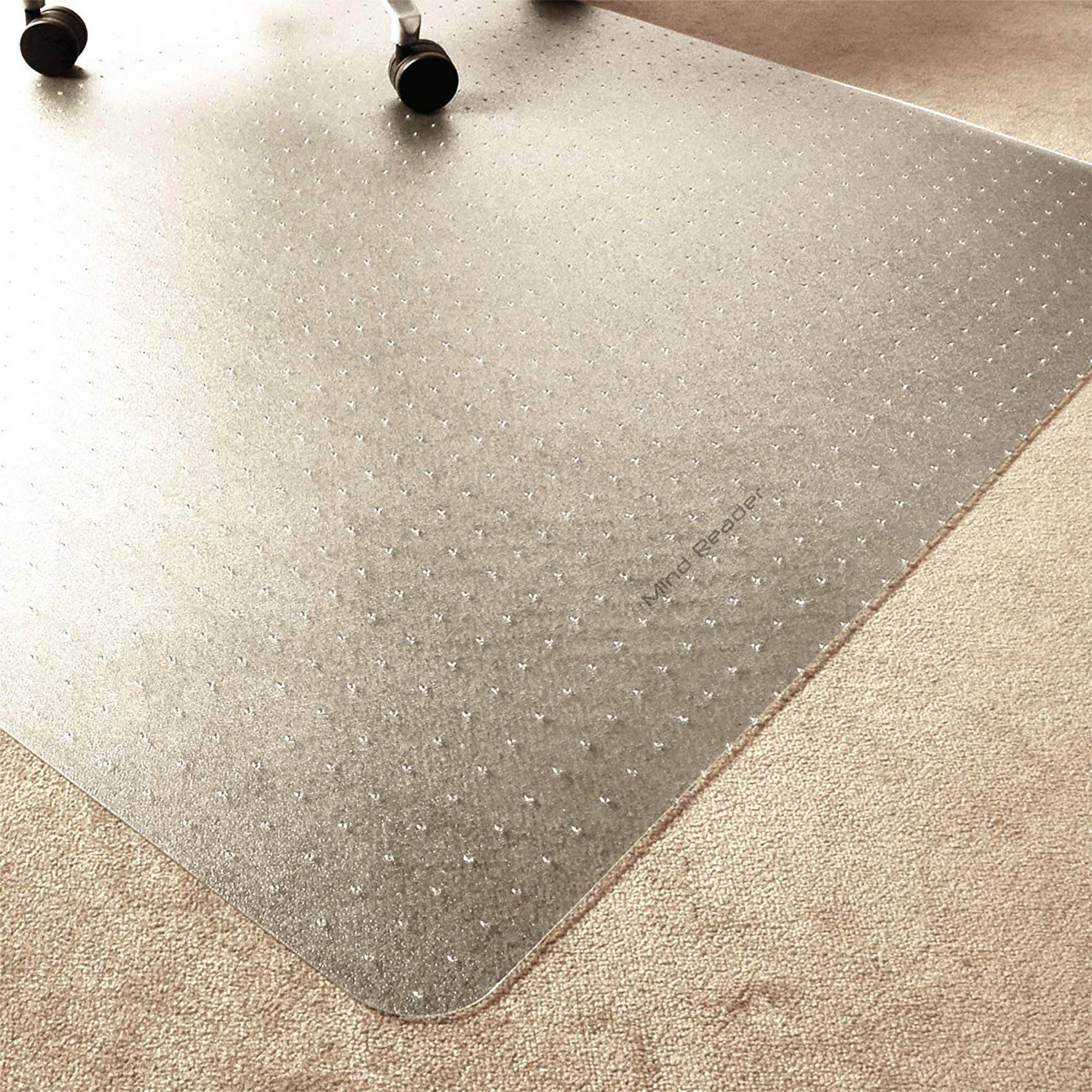 Mind Reader Clear Office Chair Mat for Hardwood Floors