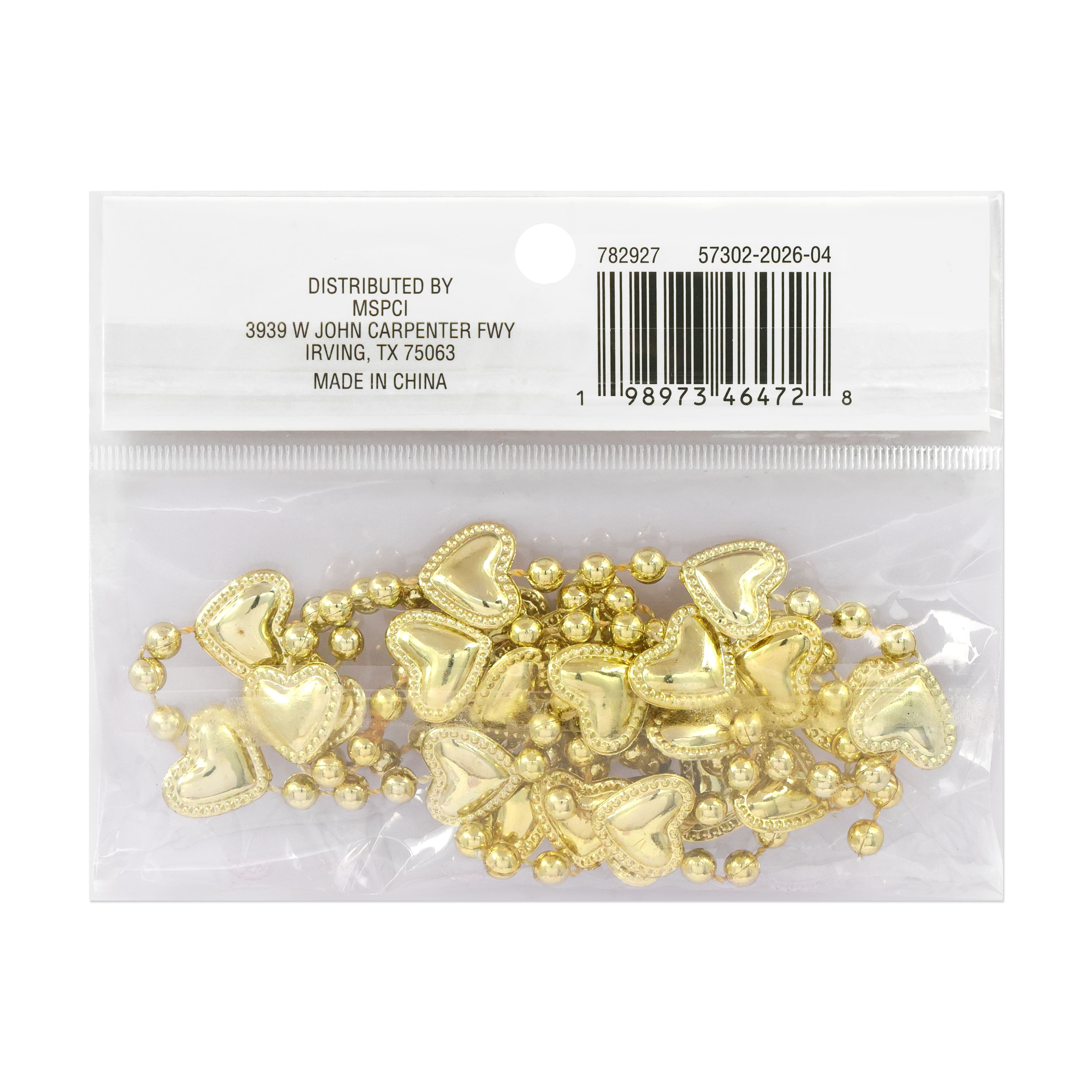 3ft. Heart Bead Garland by Celebrate It®