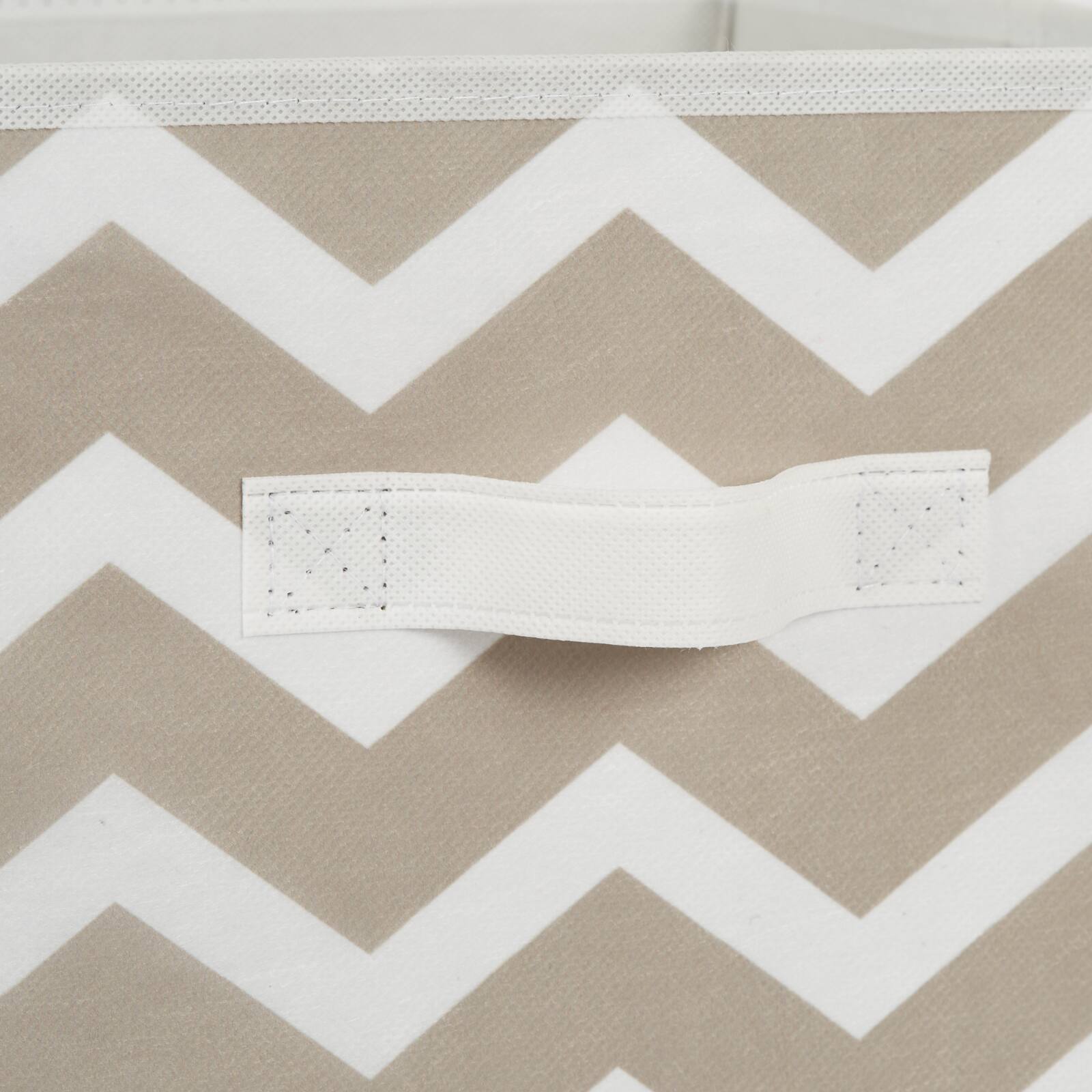 DII® 11" Nonwoven Polyester Chevron Storage Cubes
