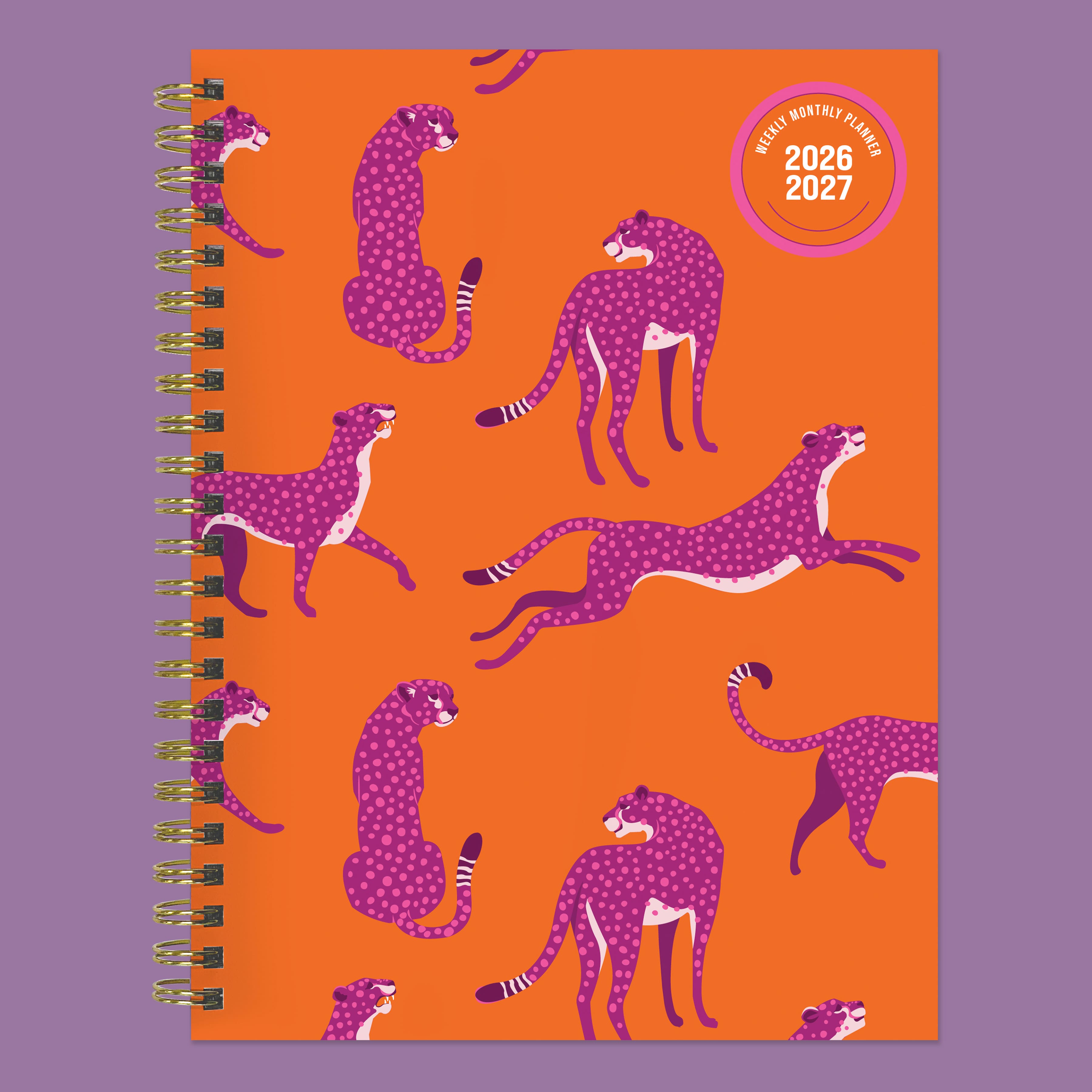 TF Publishing Medium 2026-27 Spicy Cat Weekly Monthly Planner