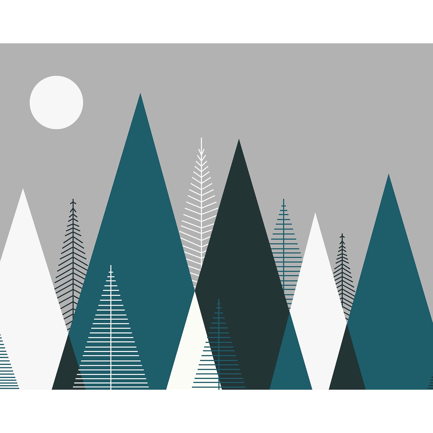 Ohpopsi Mountainscape Wall Mural